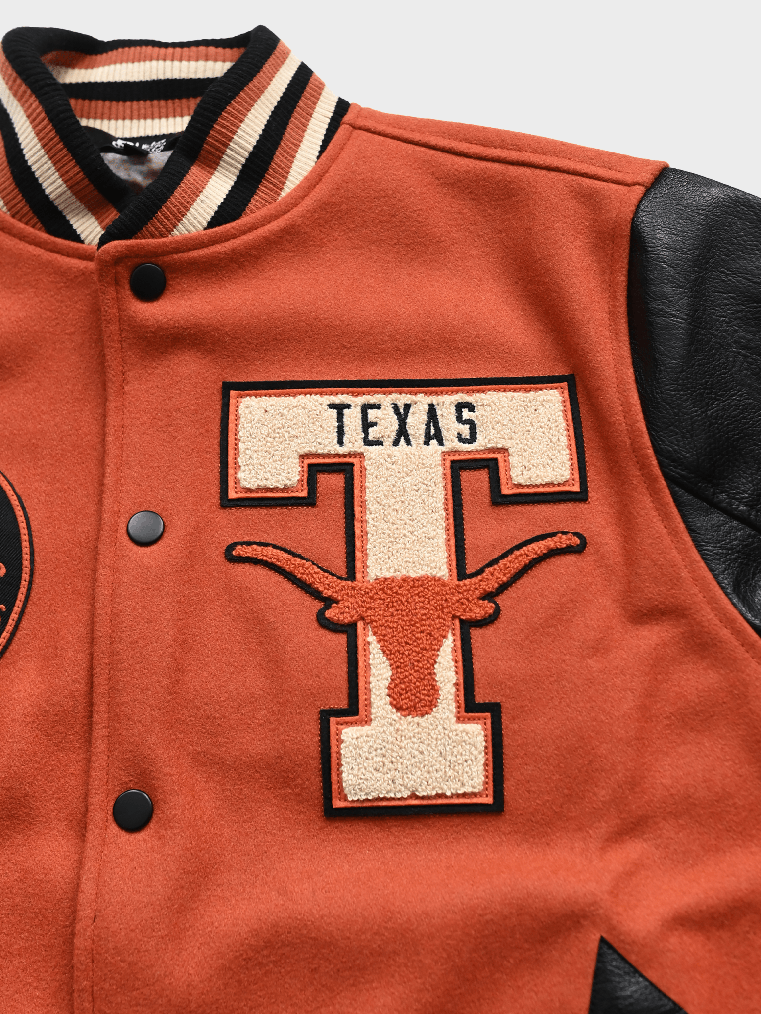 UT - Ricky Williams x Earl Campbell Varsity Jacket - Roots of Fight