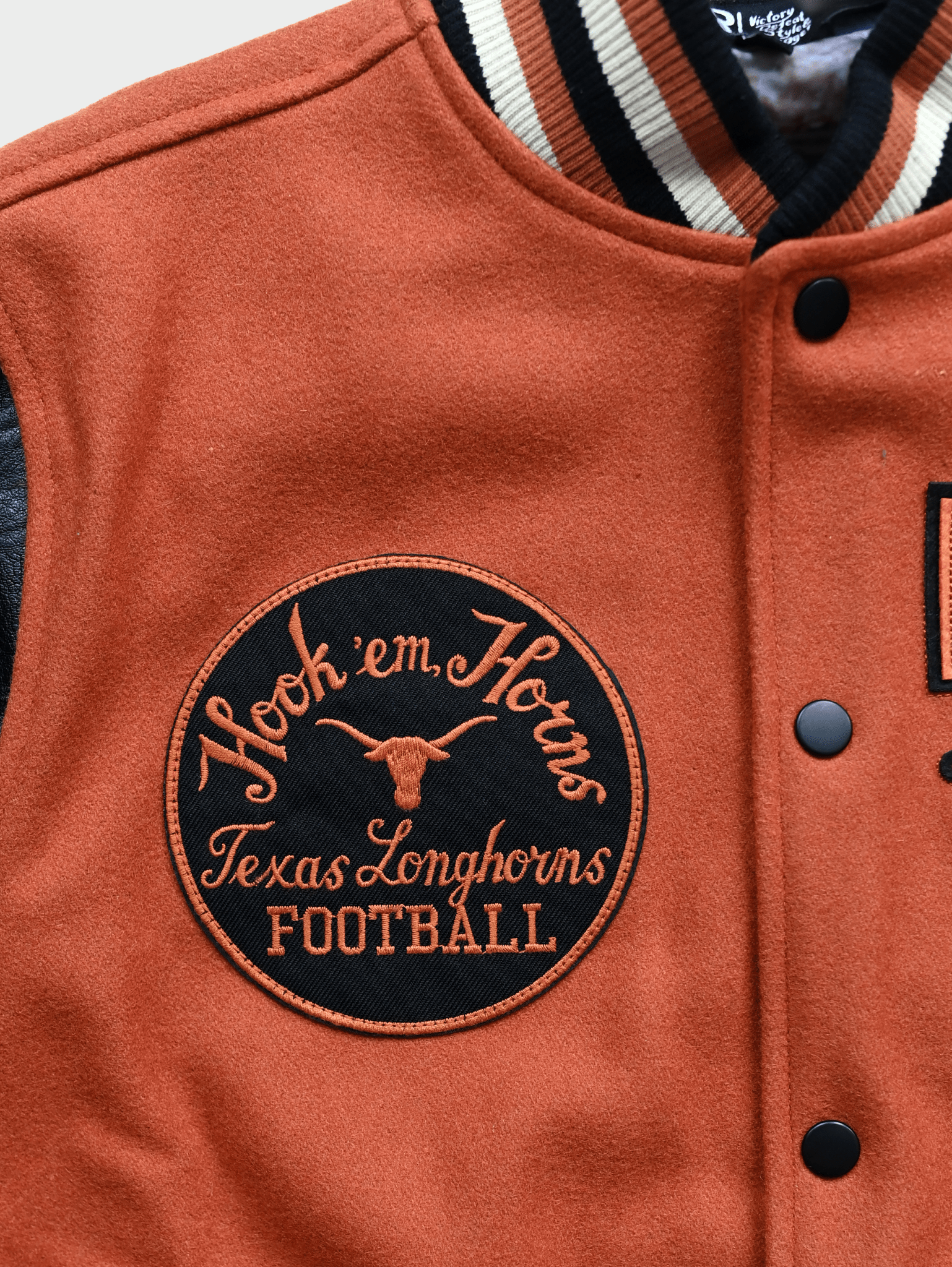 UT - Ricky Williams x Earl Campbell Varsity Jacket - Roots of Fight