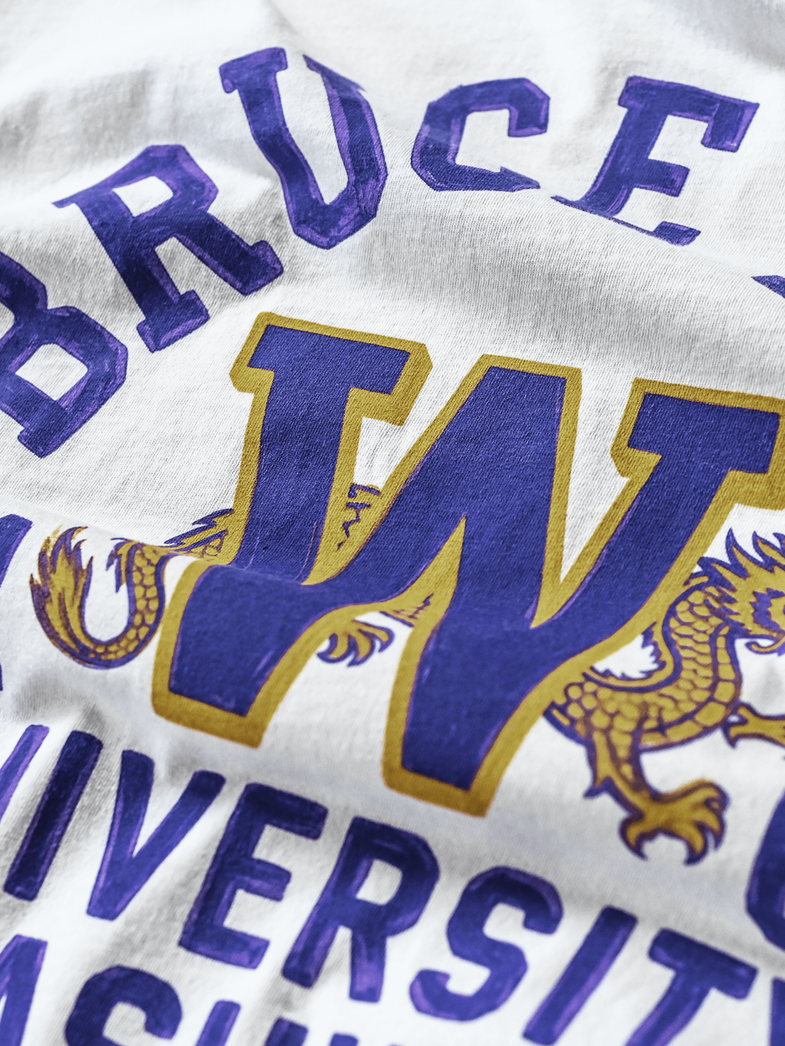 UW - Bruce Lee Campus Legend White Tee - Roots of Fight