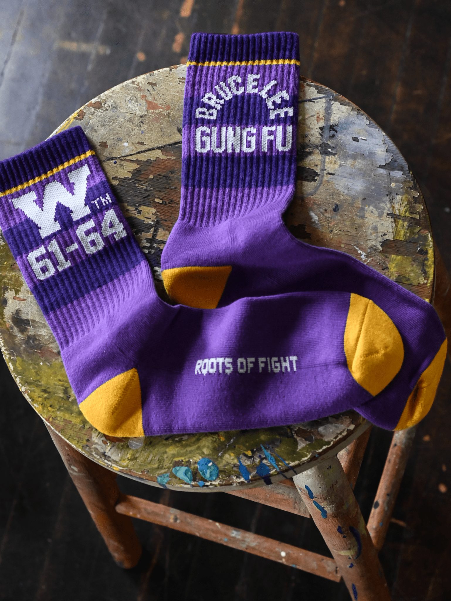 UW - Bruce Lee Gung Fu Socks - Roots of Fight