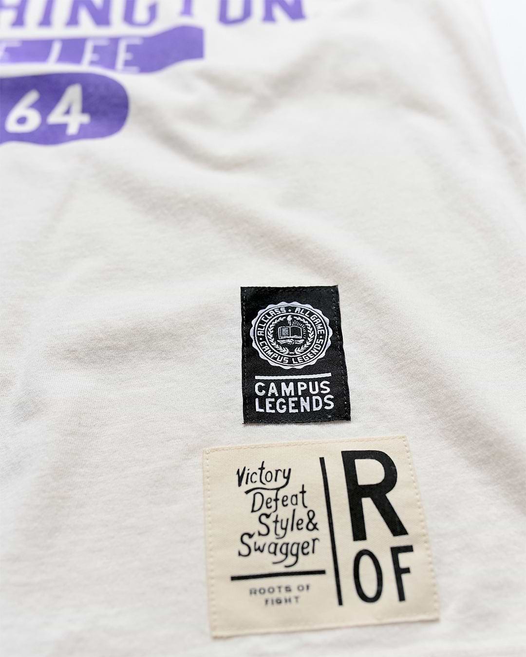 UW - Bruce Lee Legends ’61 - &#39;64 White Tee - Roots of Fight