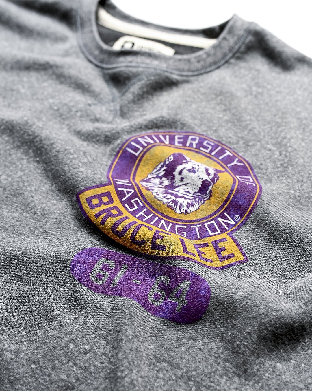 UW - Bruce Lee Student ’61 - ’64 Grey Sweatshirt - Roots of Fight