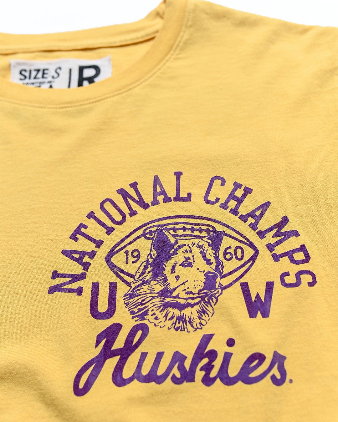UW - Football 1960 National Champs Gold Tee - Roots of Fight