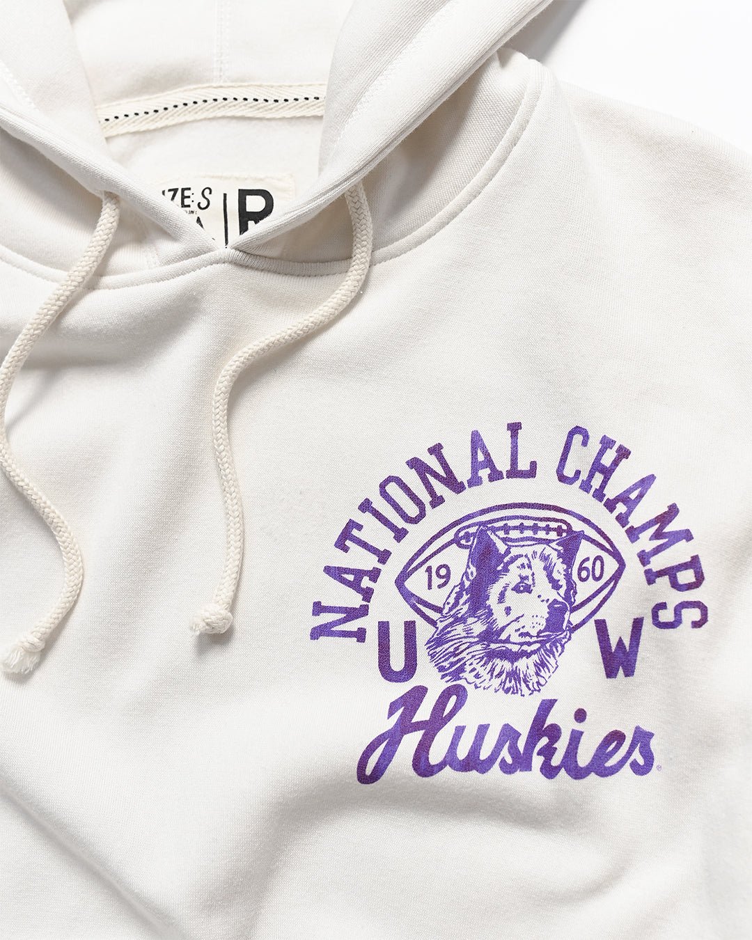 UW - Football ’61 Rose Bowl White PO Hoody - Roots of Fight
