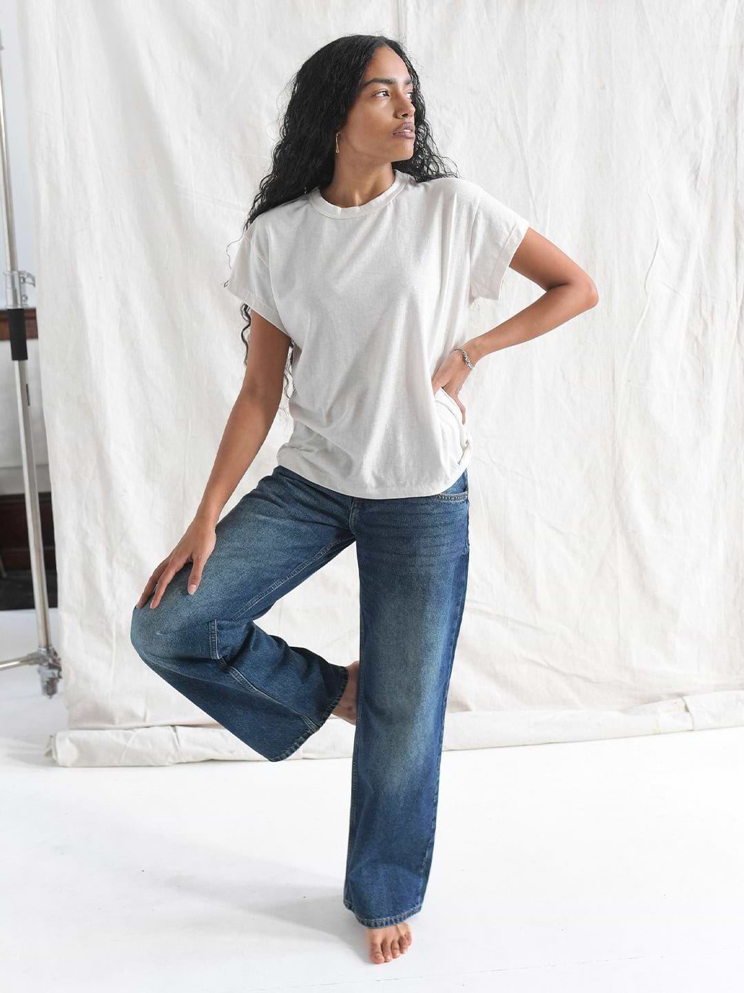 Vintage White Women's Triblend Tee - Roots of Fight