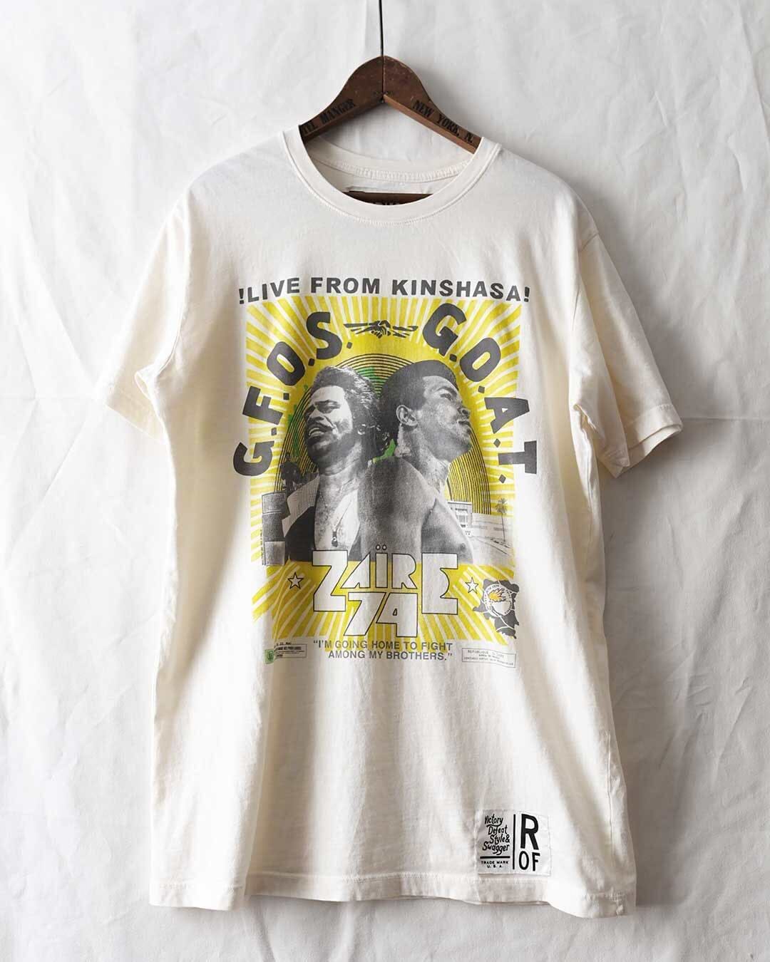 Ali &amp; James Brown Rumble in the Jungle Tee - Roots of Fight Canada