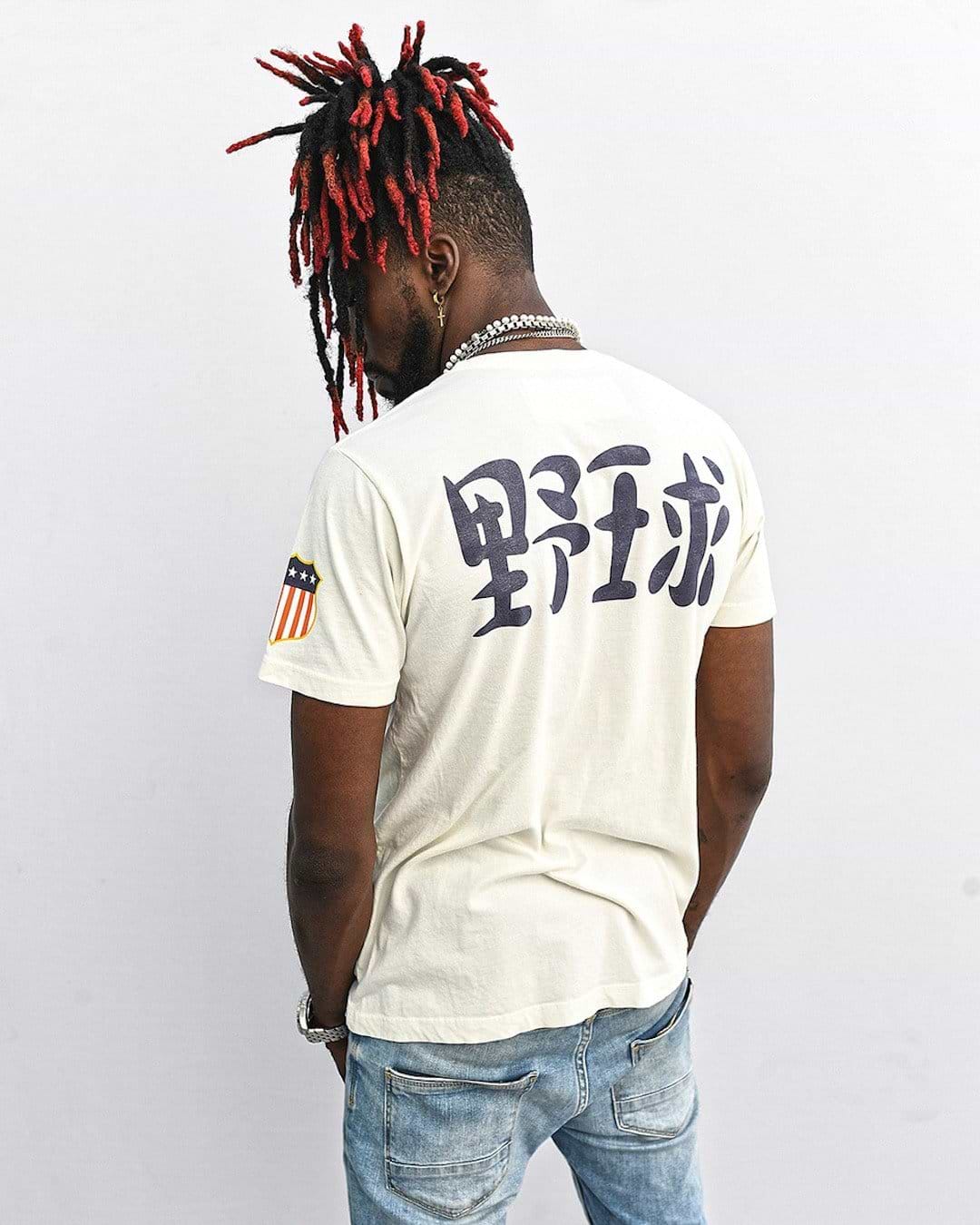 Babe Ruth Tokyo X NY Vintage White Tee - Roots of Fight
