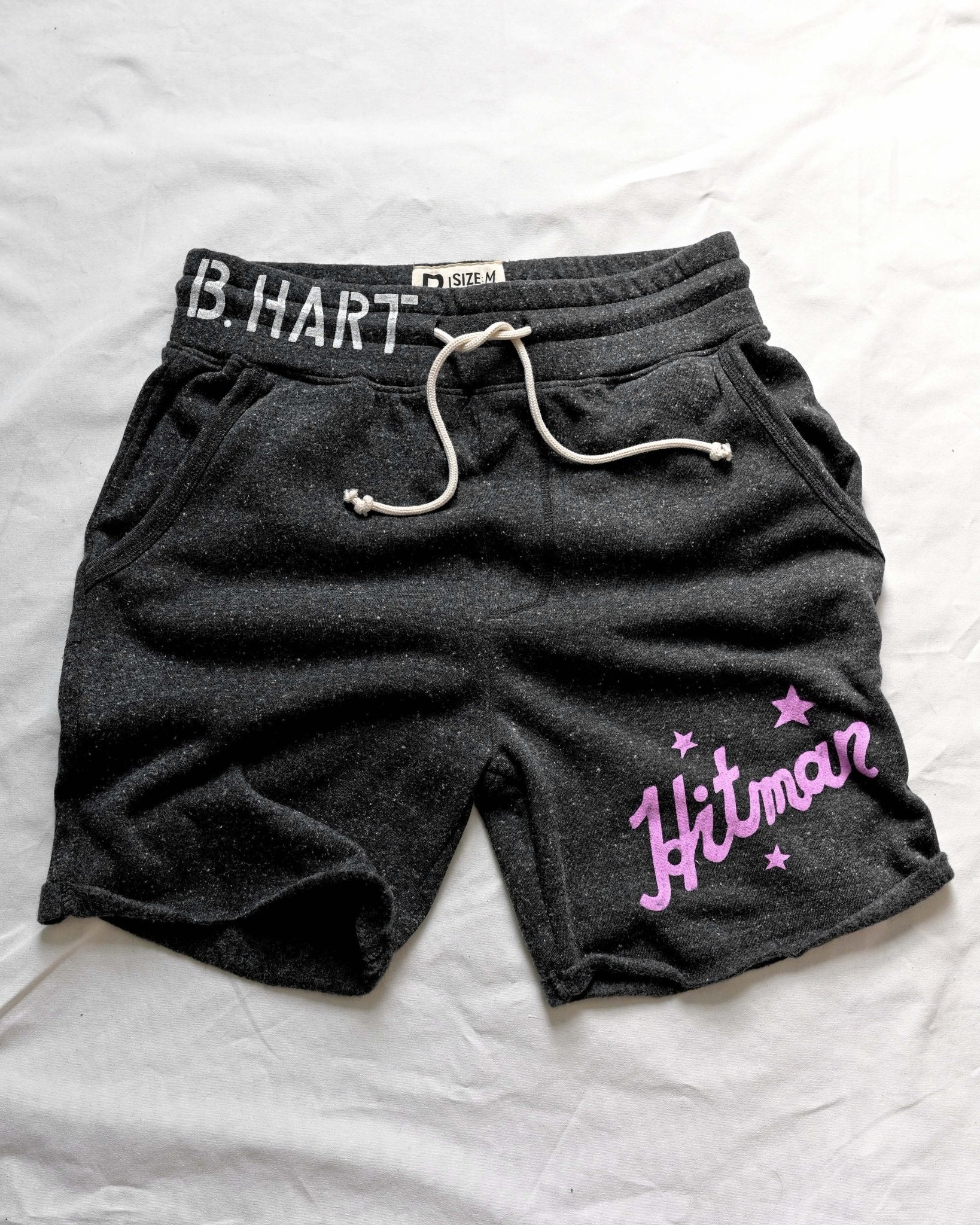 Bret Hart Hitman Black Shorts - Roots of Fight