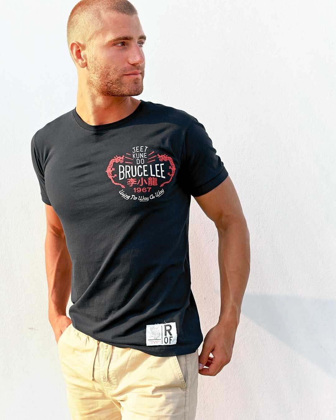 Bruce Lee &#39;Using No Way as Way&#39; Black Tee - Roots of Fight Canada