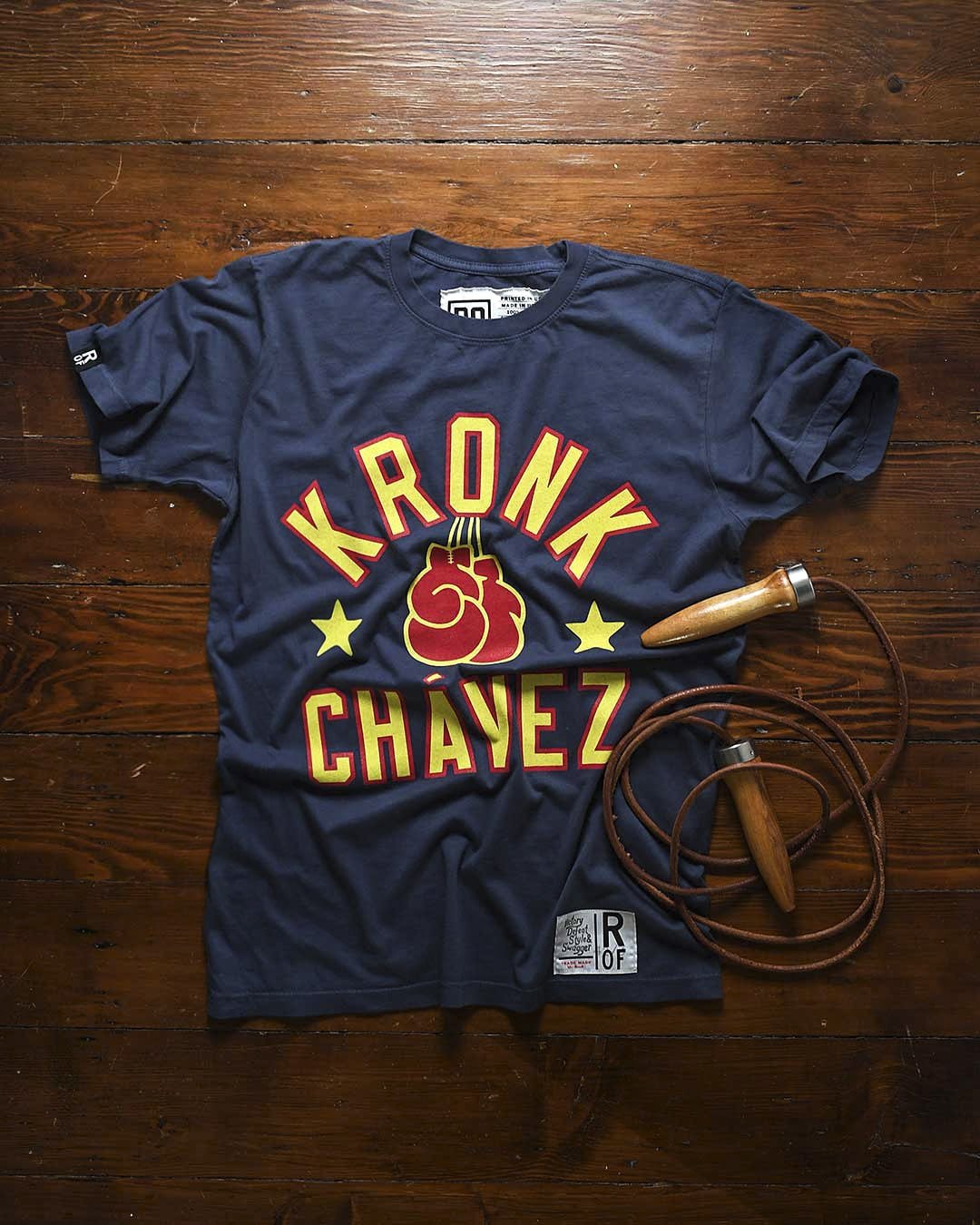 Kronk Gym x Chavez Navy Tee - Roots of Fight