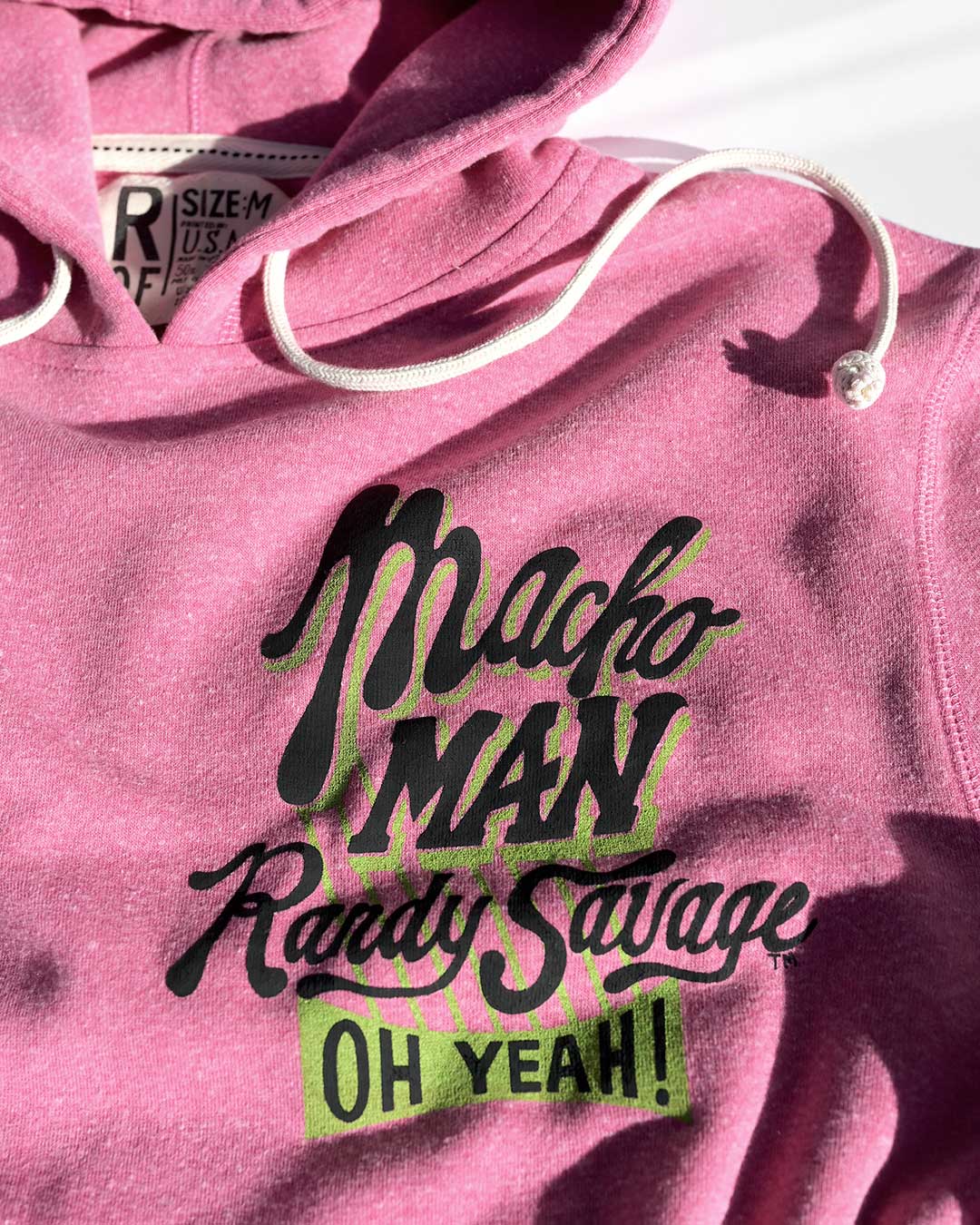 Macho Man Randy Savage Pink PO Hoody - Roots of Fight Canada