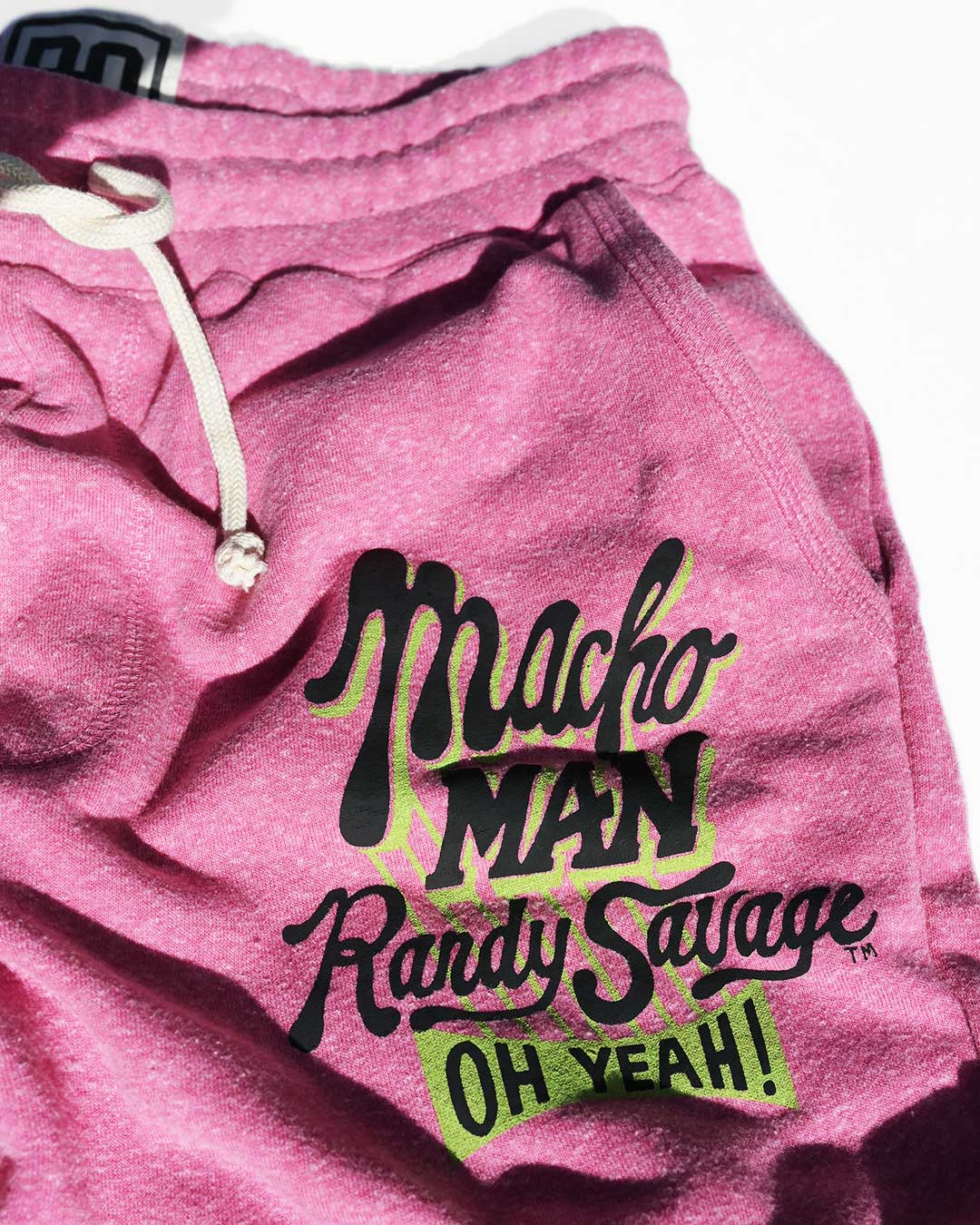 Macho Man Randy Savage Pink Sweatpants - Roots of Fight Canada