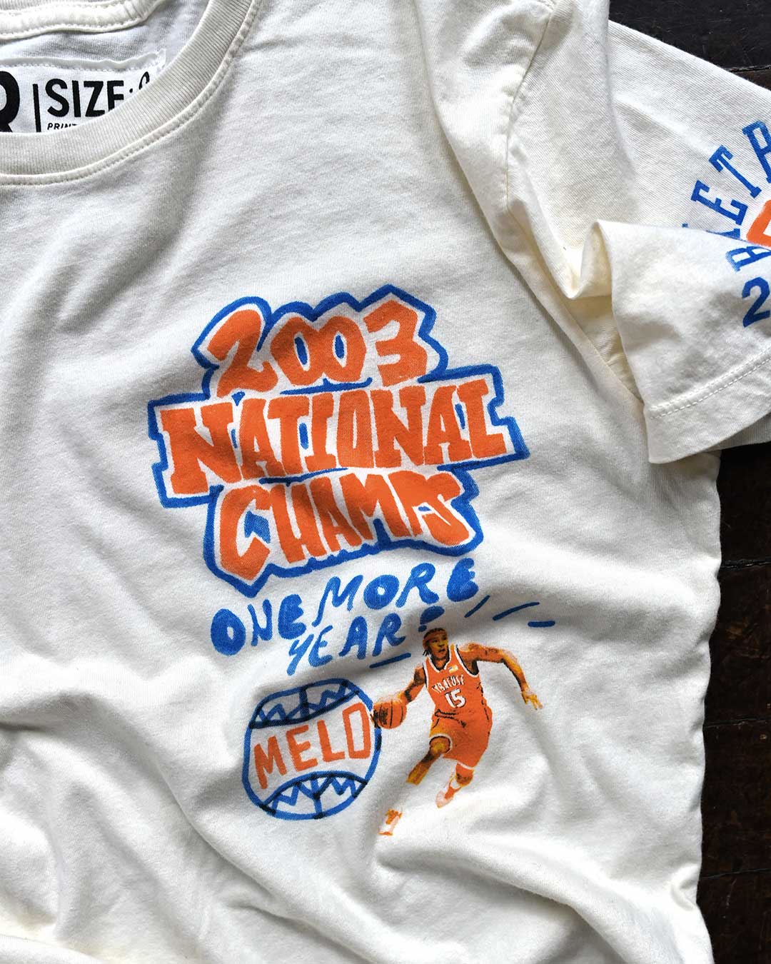 Melo 2003 Champ White Tee