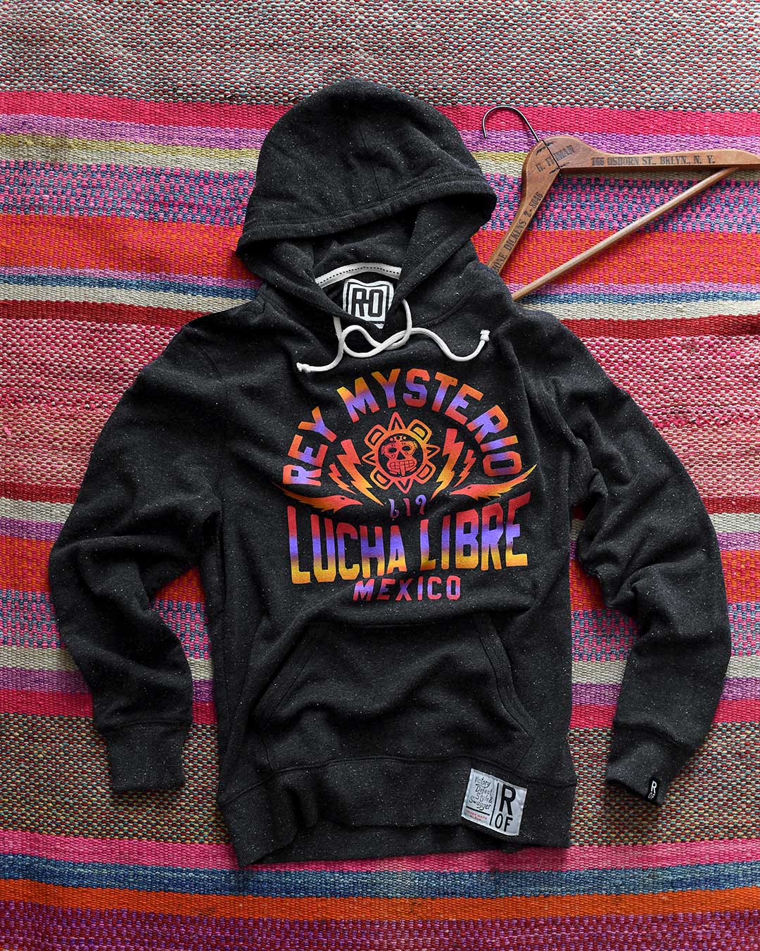 Rey Mysterio Lucha Libre Black PO Hoody - Roots of Fight
