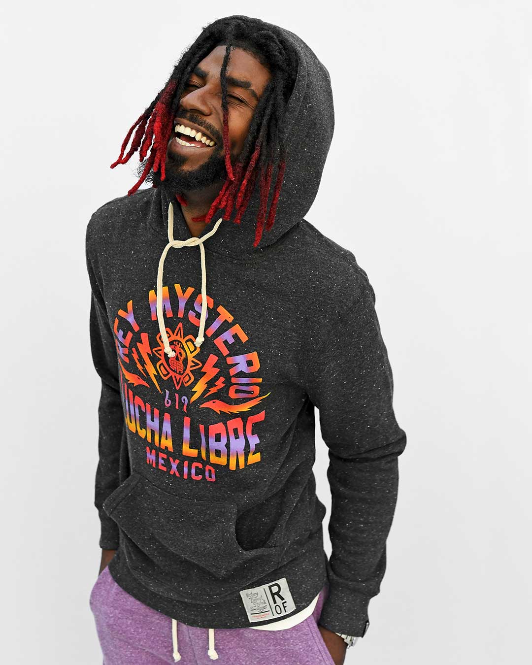 Rey Mysterio Lucha Libre Black PO Hoody - Roots of Fight Canada