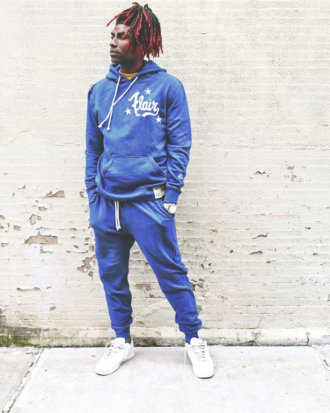 Ric Flair &#39;You&#39;re Talking To The&quot; Blue PO Hoody - Roots of Fight