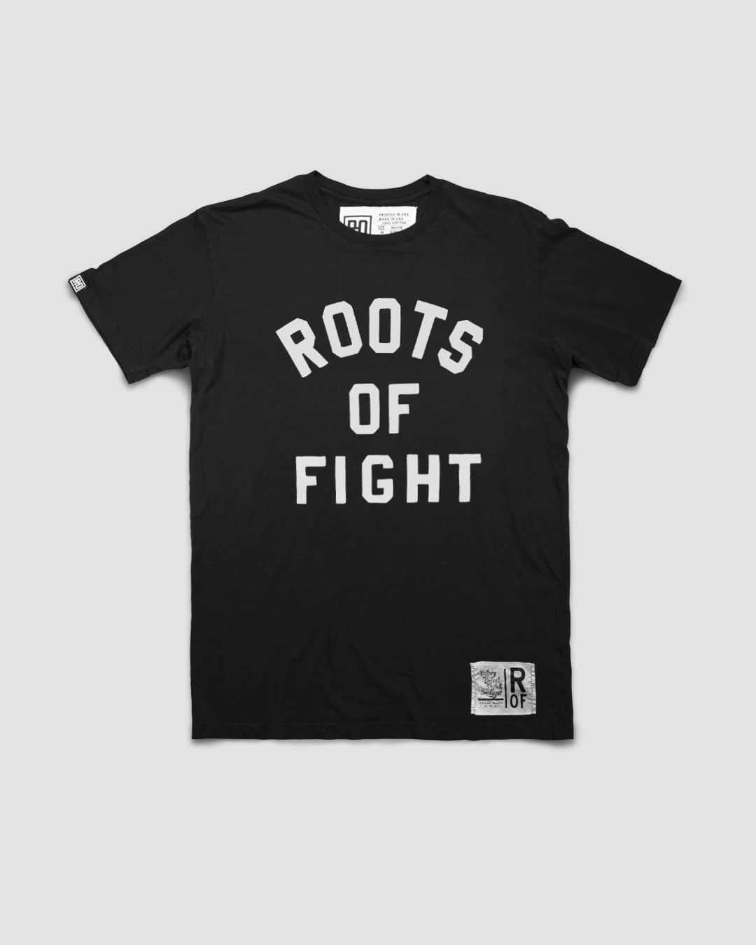 ROF Vintage Black Tee - Roots of Fight Canada