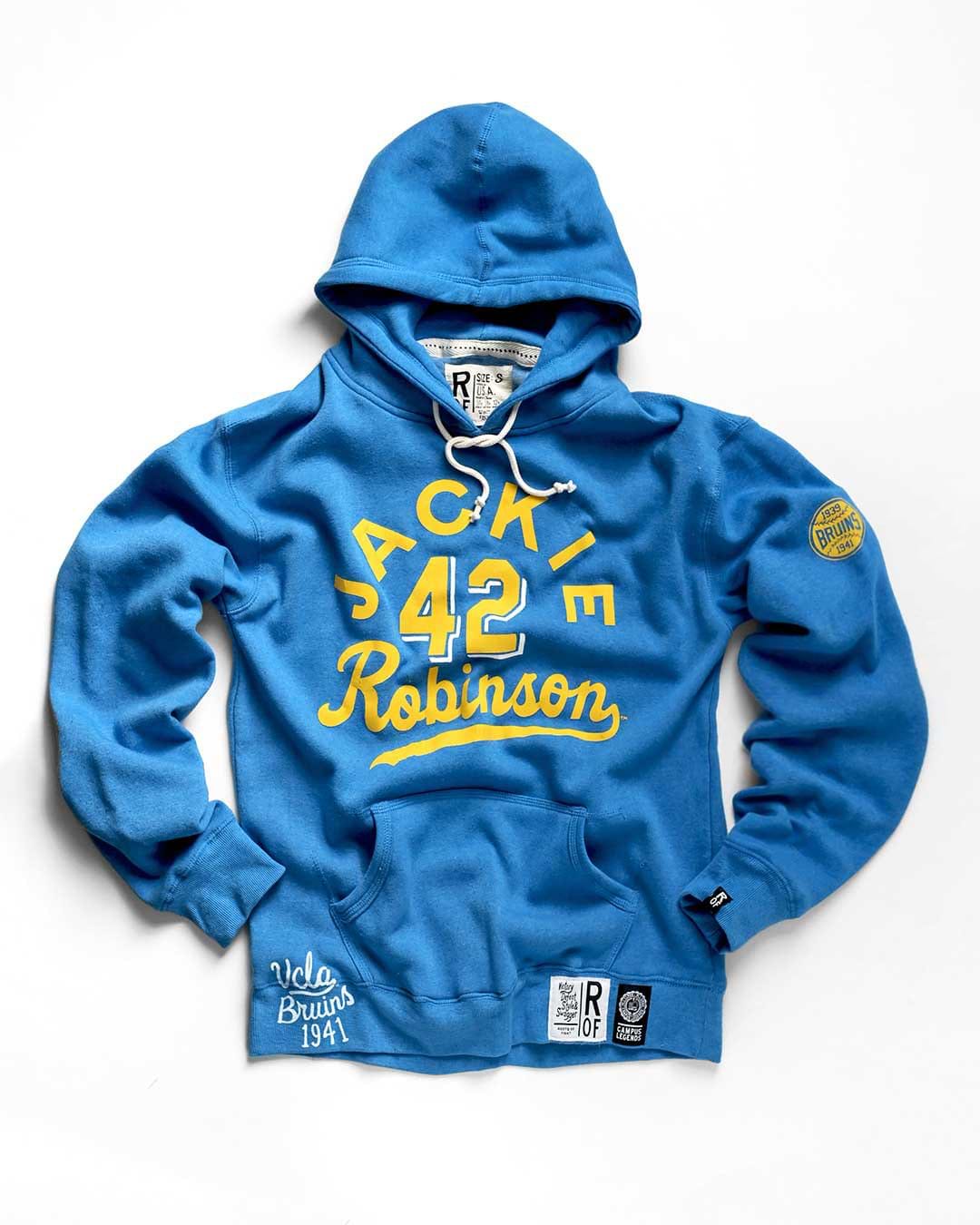 UCLA - Jackie Robinson Baseball Blue PO Hoody - Roots of Fight
