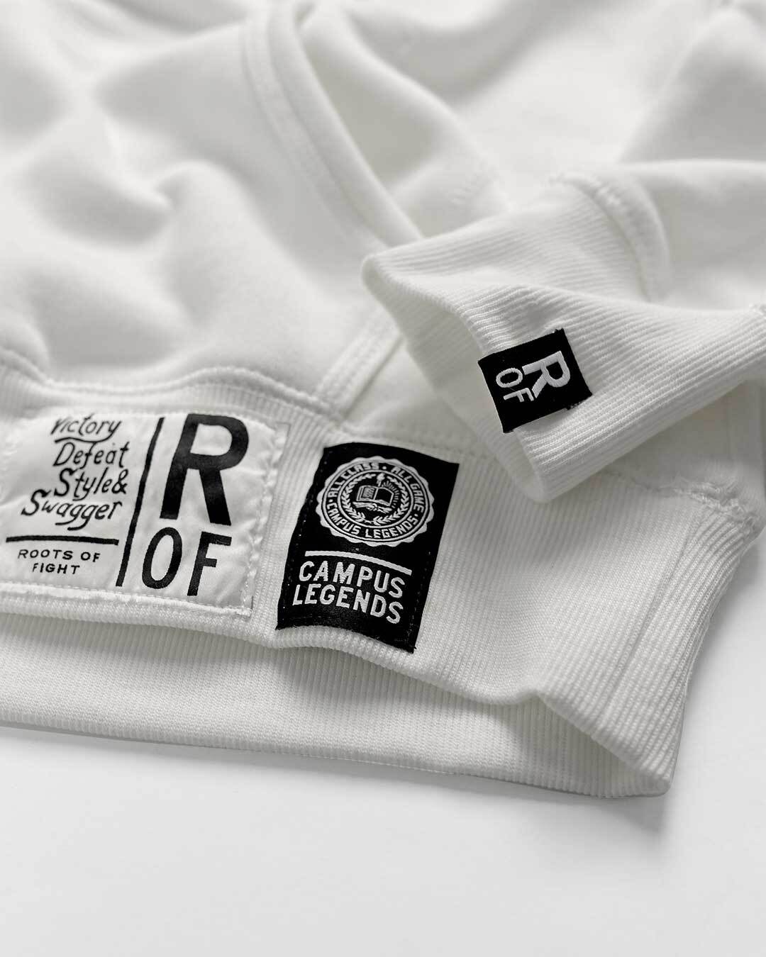 UCLA - Jackie Robinson Basketball Ivory PO Hoody - Roots of Fight