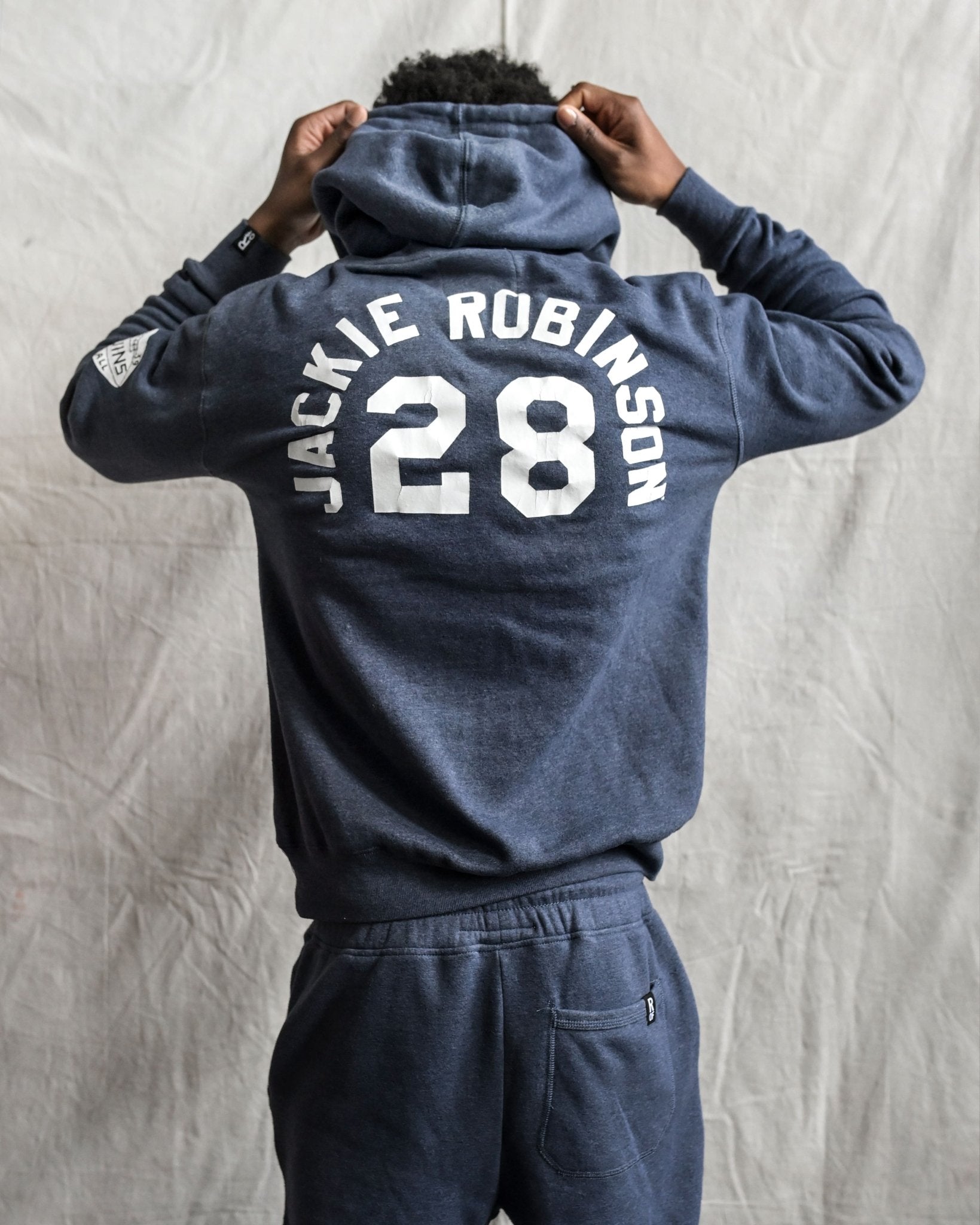 UCLA - Jackie Robinson Football Navy PO Hoody