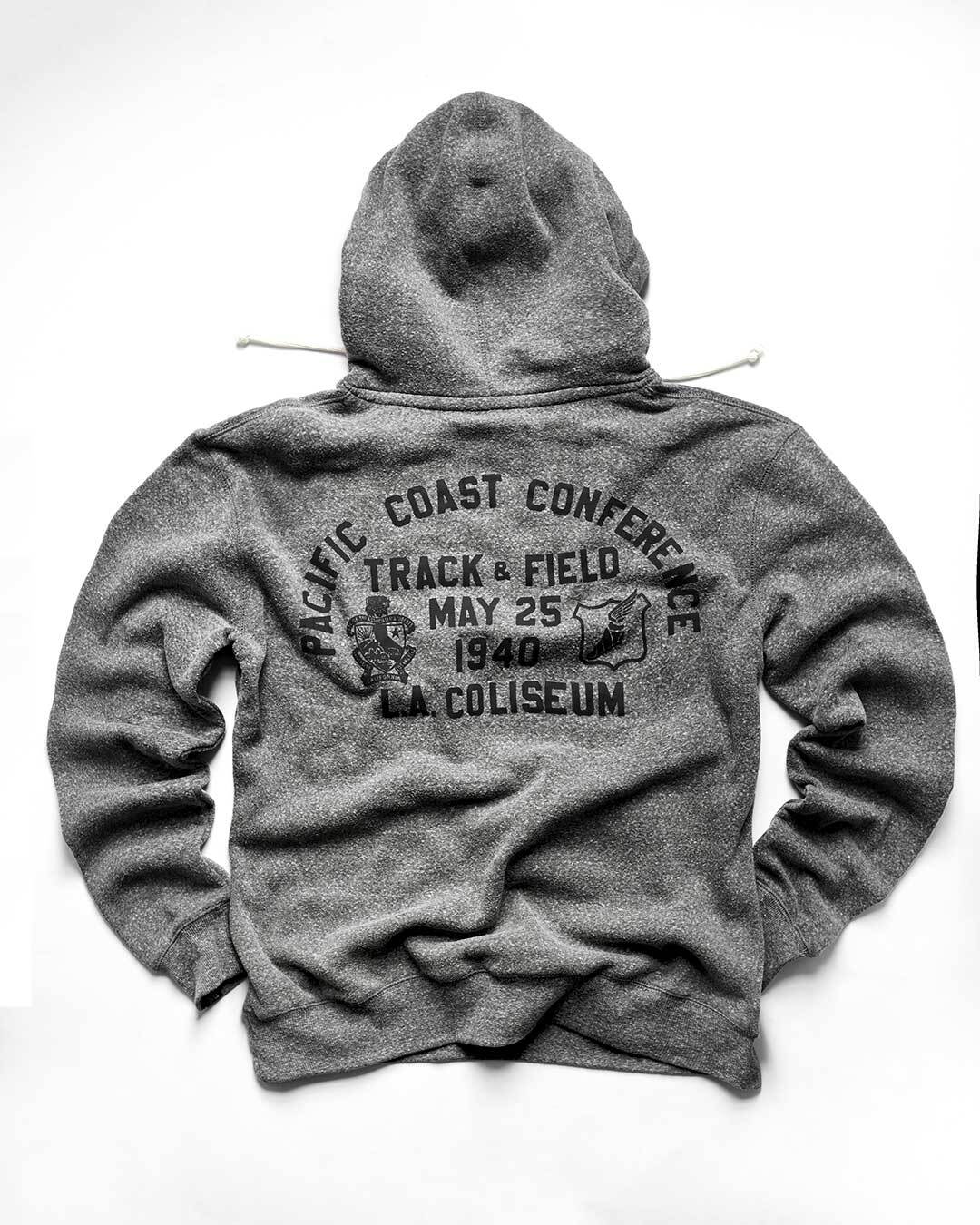 UCLA - Jackie Robinson Track Grey PO Hoody - Roots of Fight