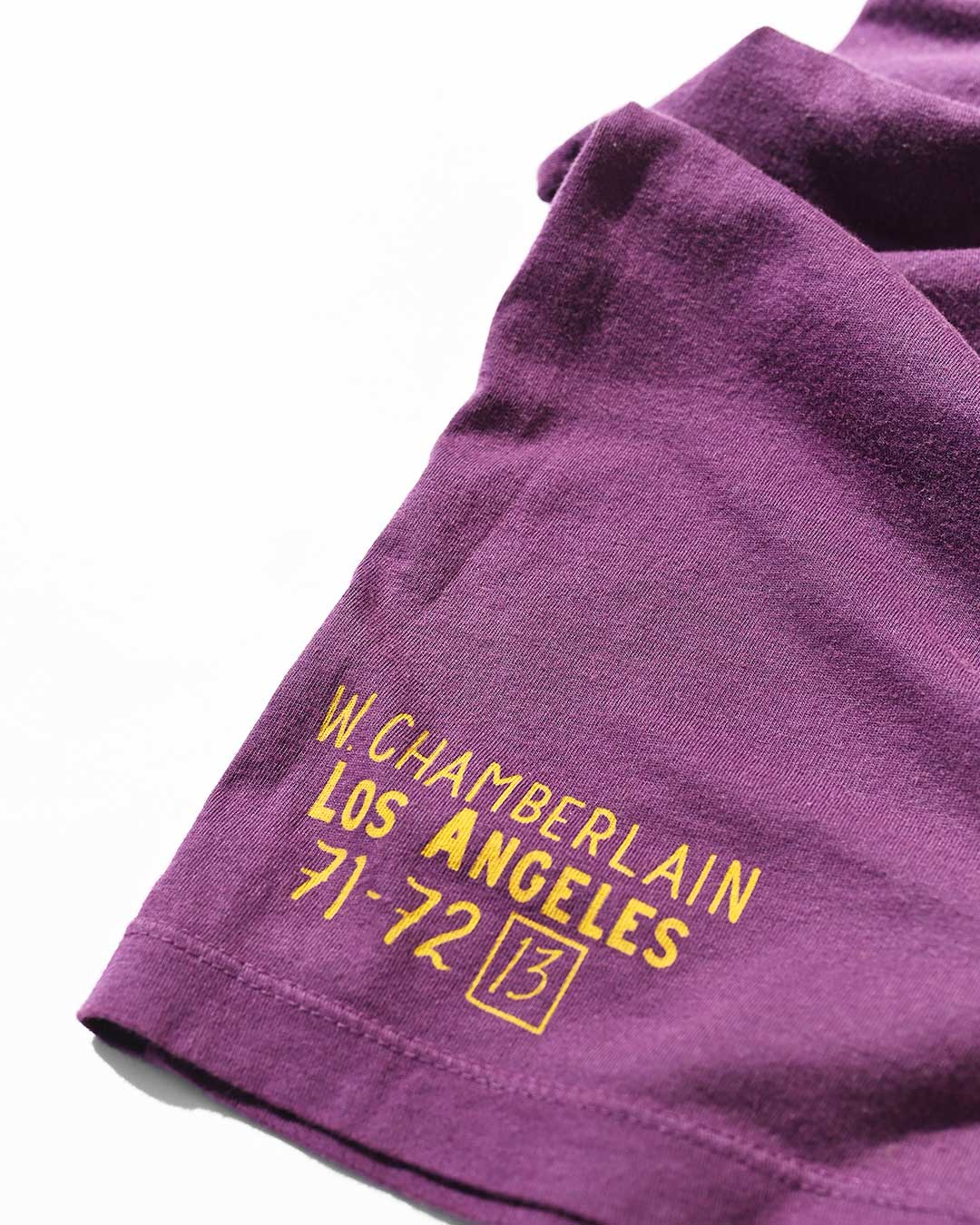 Wilt Chamberlain #13 Purple Tee - Roots of Fight Canada