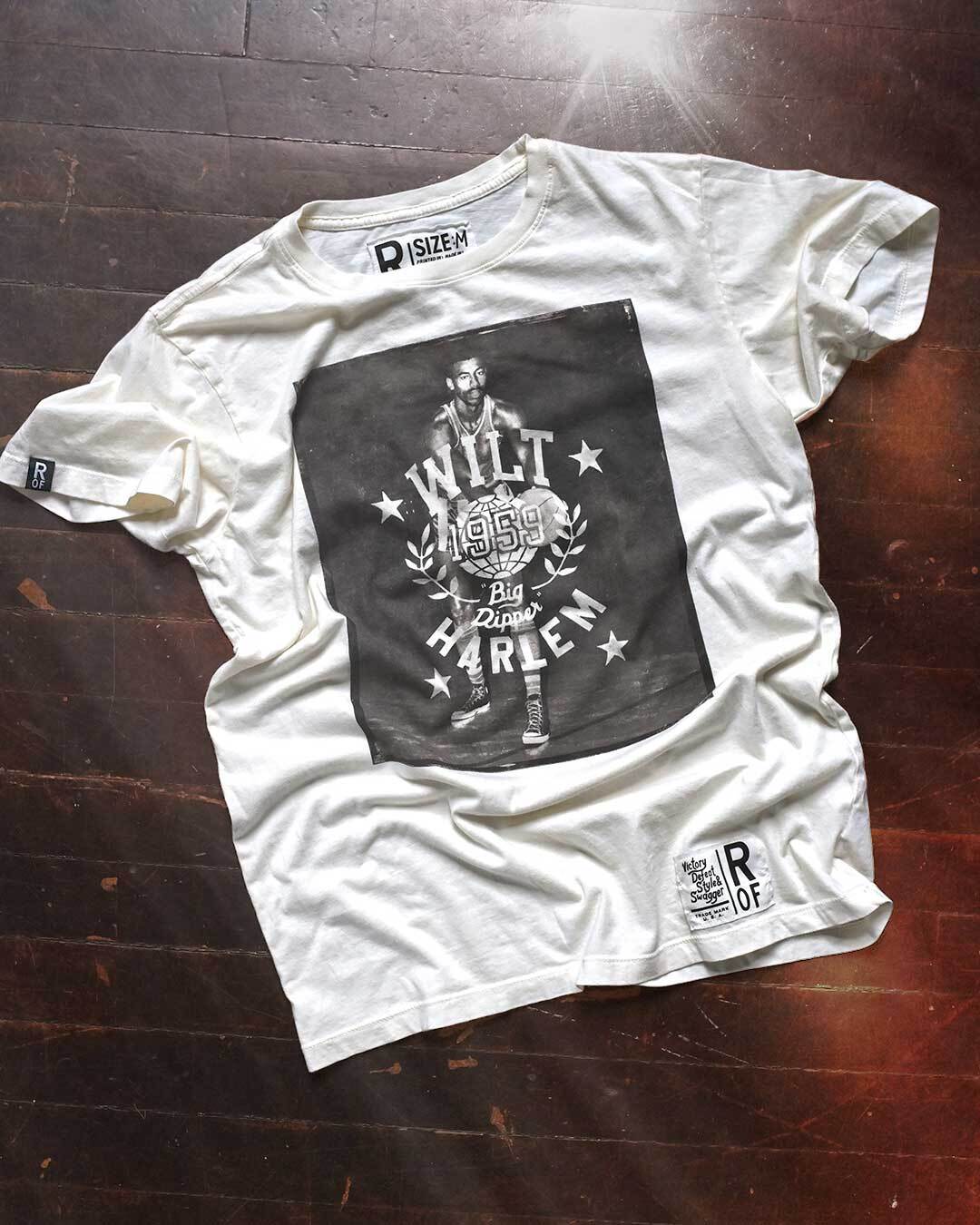 Wilt Chamberlain 1959 Photo White Tee - Roots of Fight