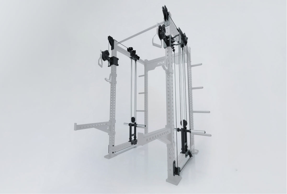 R8 Base 2 Power Rack: durch funktionale Attachments wie Kabelzug, Latzug oder Monolifts erweiterbar