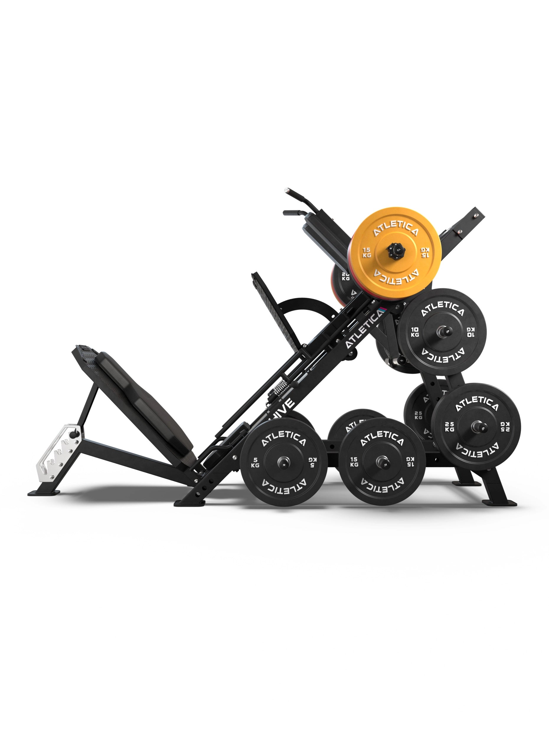 HIVE Beinpresse und Hackenschmidt: 45°-Winkel für optimale Trainingsreize im Unterkörper