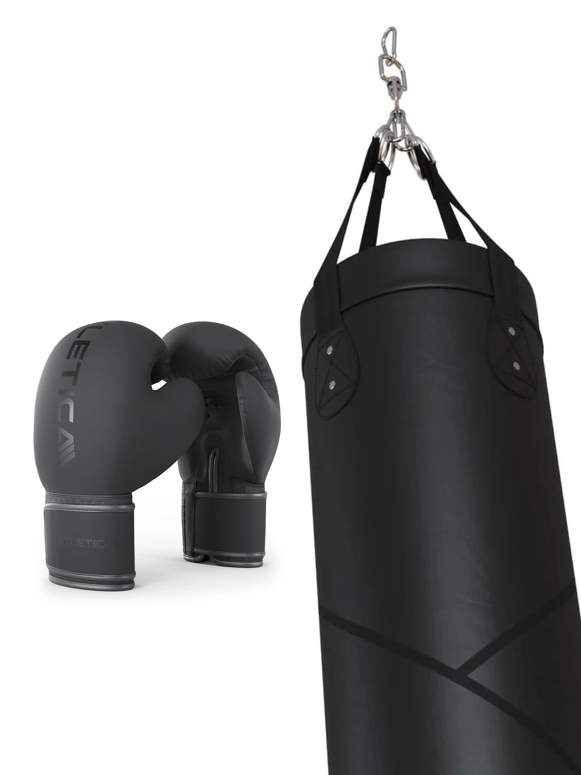 Box-Set BBX: Geräuschreduziertes Boxen durch Gurthalterung des Boxsackes 