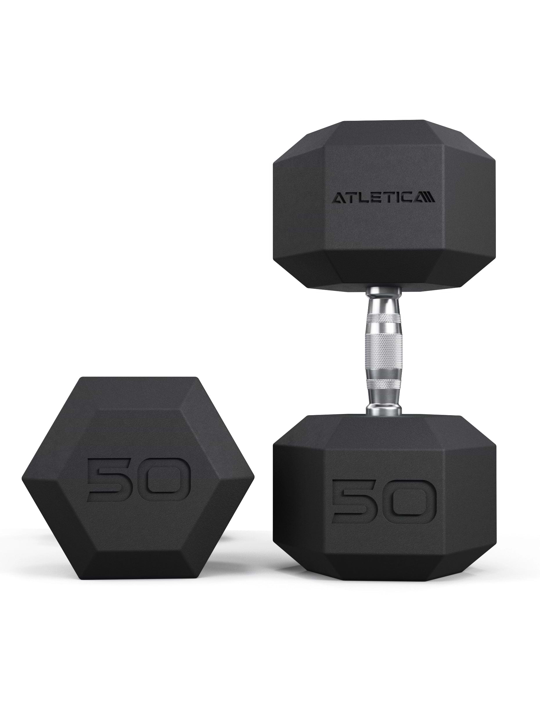 ATLETICA Hexagon Kurzhanteln Paar, 50kg