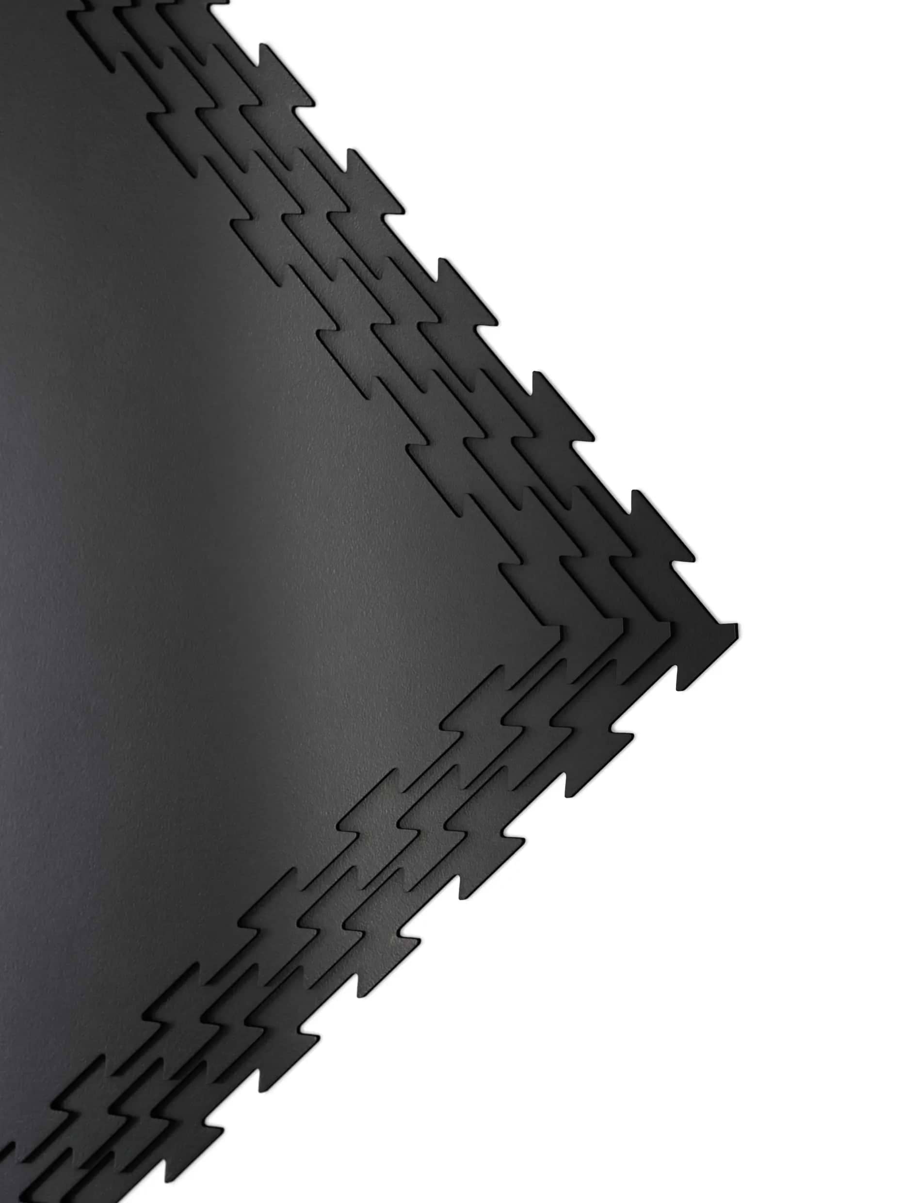 Bodenschutz | FlexProtect Bodenschutz 6 mm 100x100cm, hochwertiges Kautschuk | Puzzle Verbindung | Feingranulat Oberfläche | Geruchsarm | TÜV