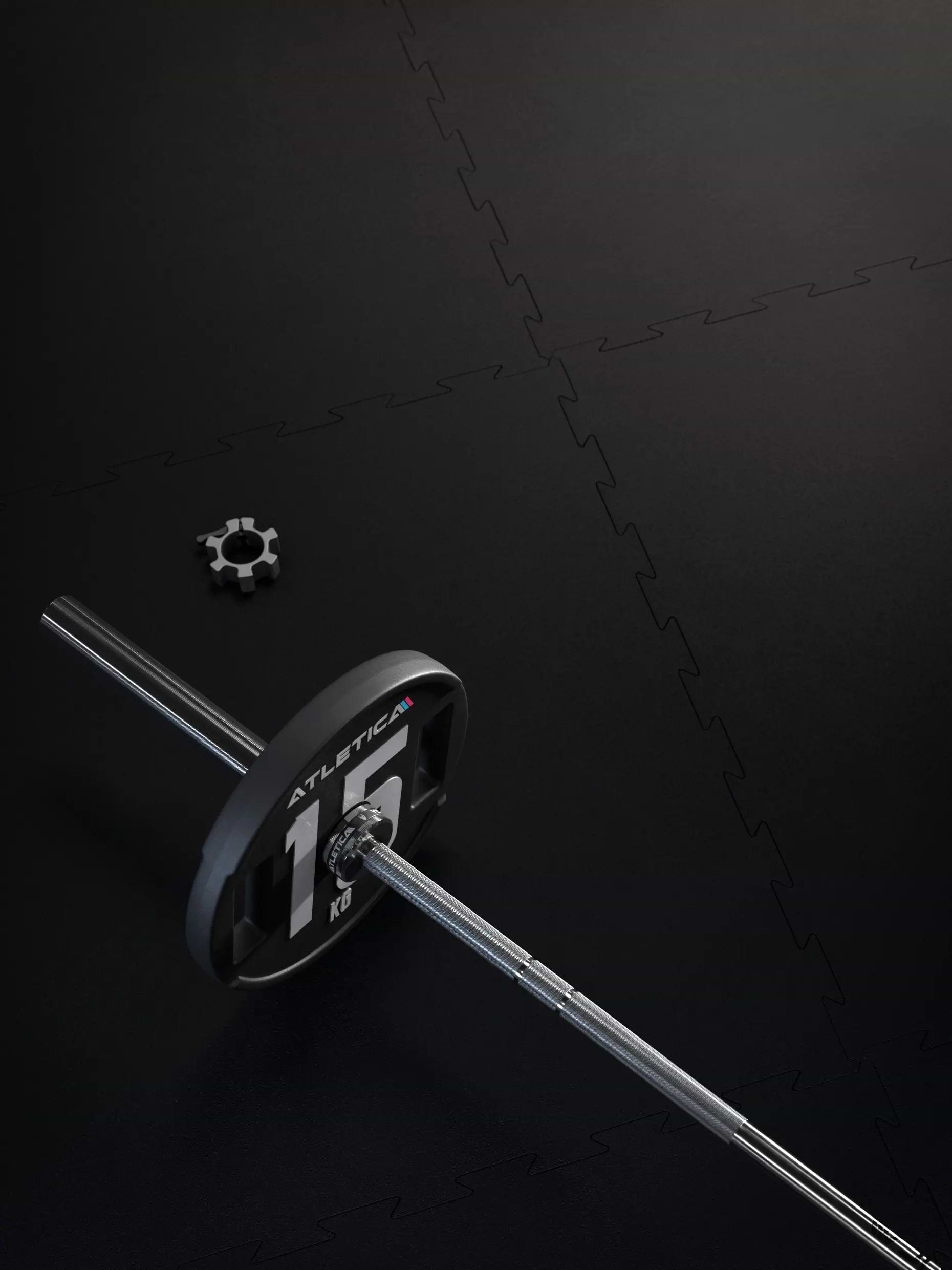 Bodenschutz | FlexProtect Bodenschutz 6 mm 100x100cm, hochwertiges Kautschuk | Puzzle Verbindung | Feingranulat Oberfläche | Geruchsarm | TÜV