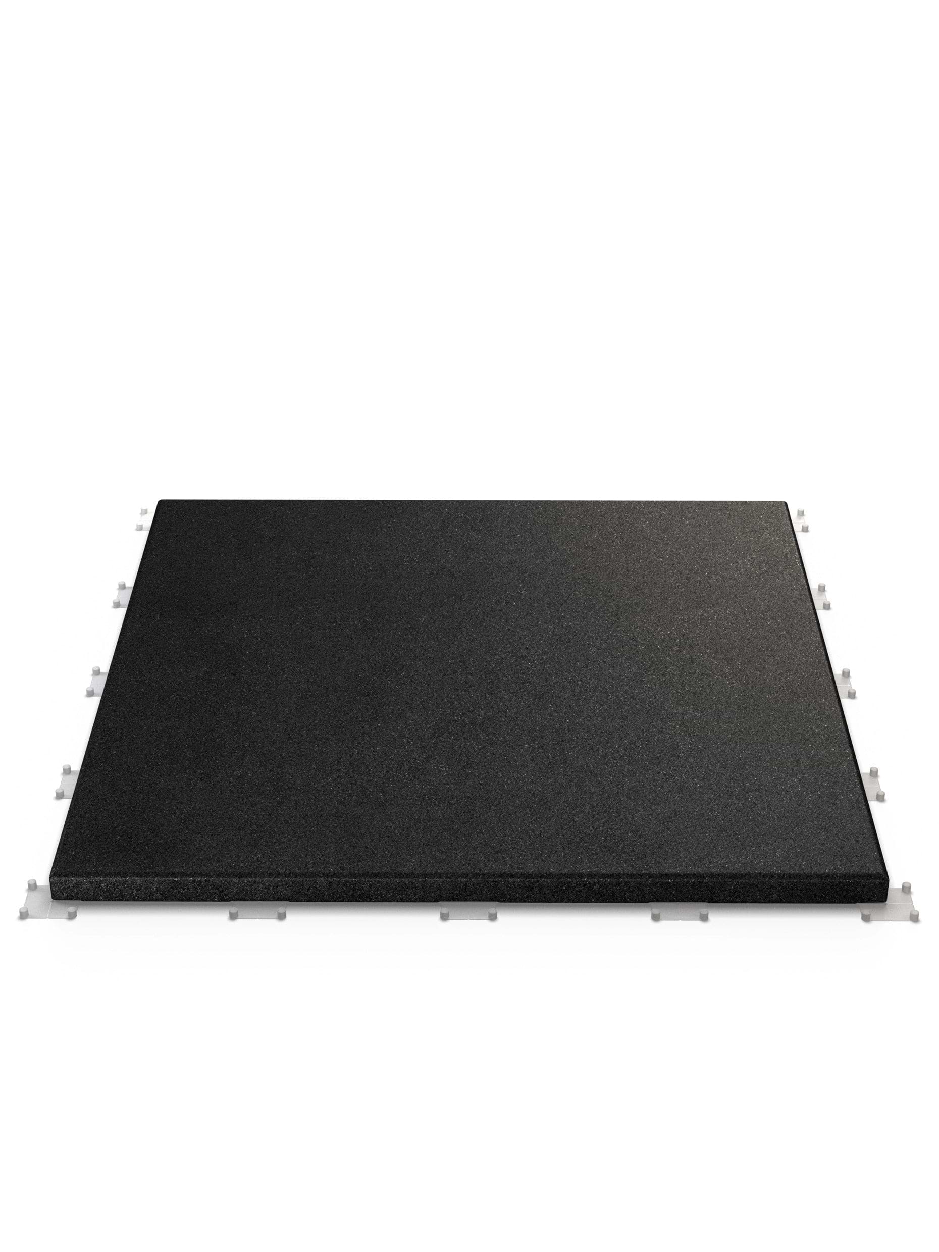 Bodenschutz | Outdoor Bodenschutz 40 mm 100x100cm, hochwertiges Kautschuk | Steckverbindungen | Feingranulat Oberfläche | Geruchsarm | TÜV