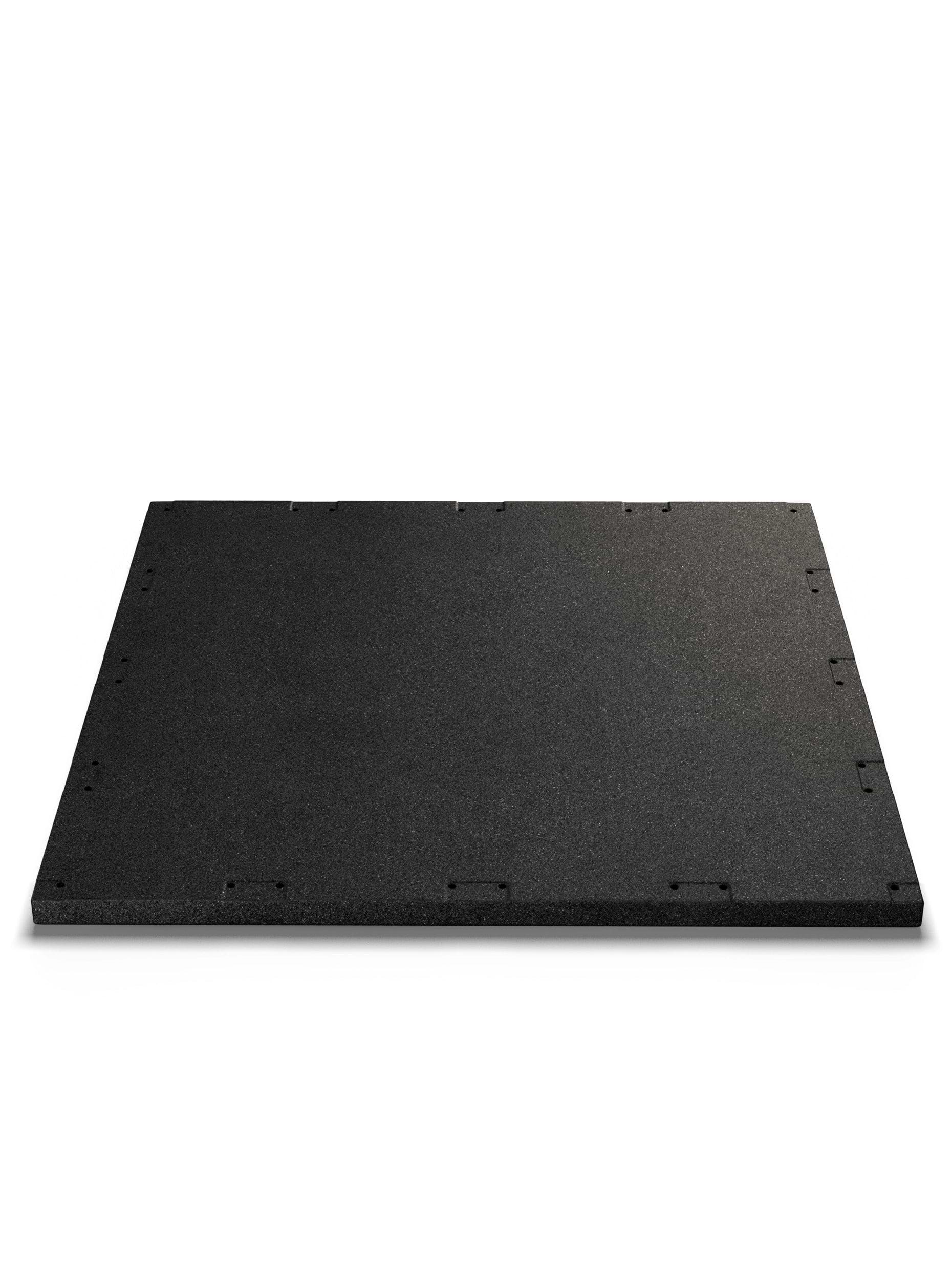 Bodenschutz | Outdoor Bodenschutz 40 mm 100x100cm, hochwertiges Kautschuk | Steckverbindungen | Feingranulat Oberfläche | Geruchsarm | TÜV