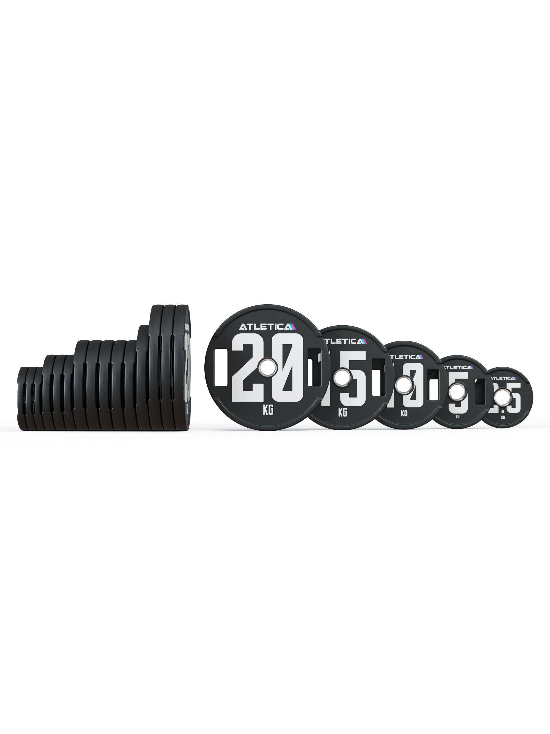 Hantelscheiben Set 2H Gripper Plates Pro | Paar | 50mm Cast Polyurethan-Ummantelung 〡 Stahlkern 〡 Gewichtstoleranz 1 % 〡 Edelstahlring | 