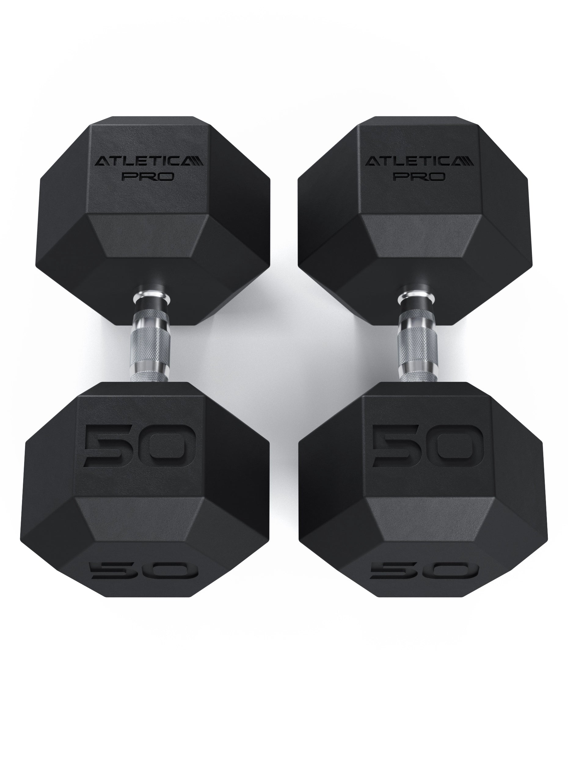 Hexagon Hanteln PRO 50kg mit verchromtem Griff