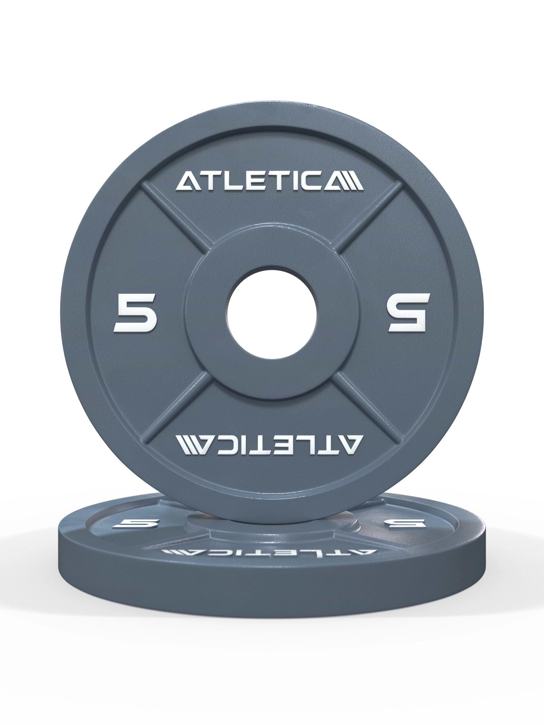 Hantelscheiben: Color Iron Plates 5kg in blau, Paar