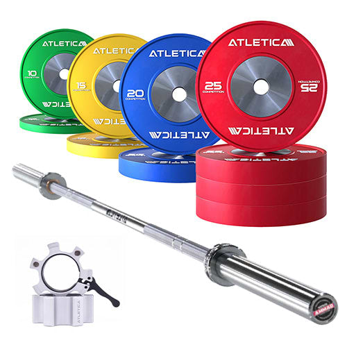 Set Gamma Chrome + Competition Bumper 190kg