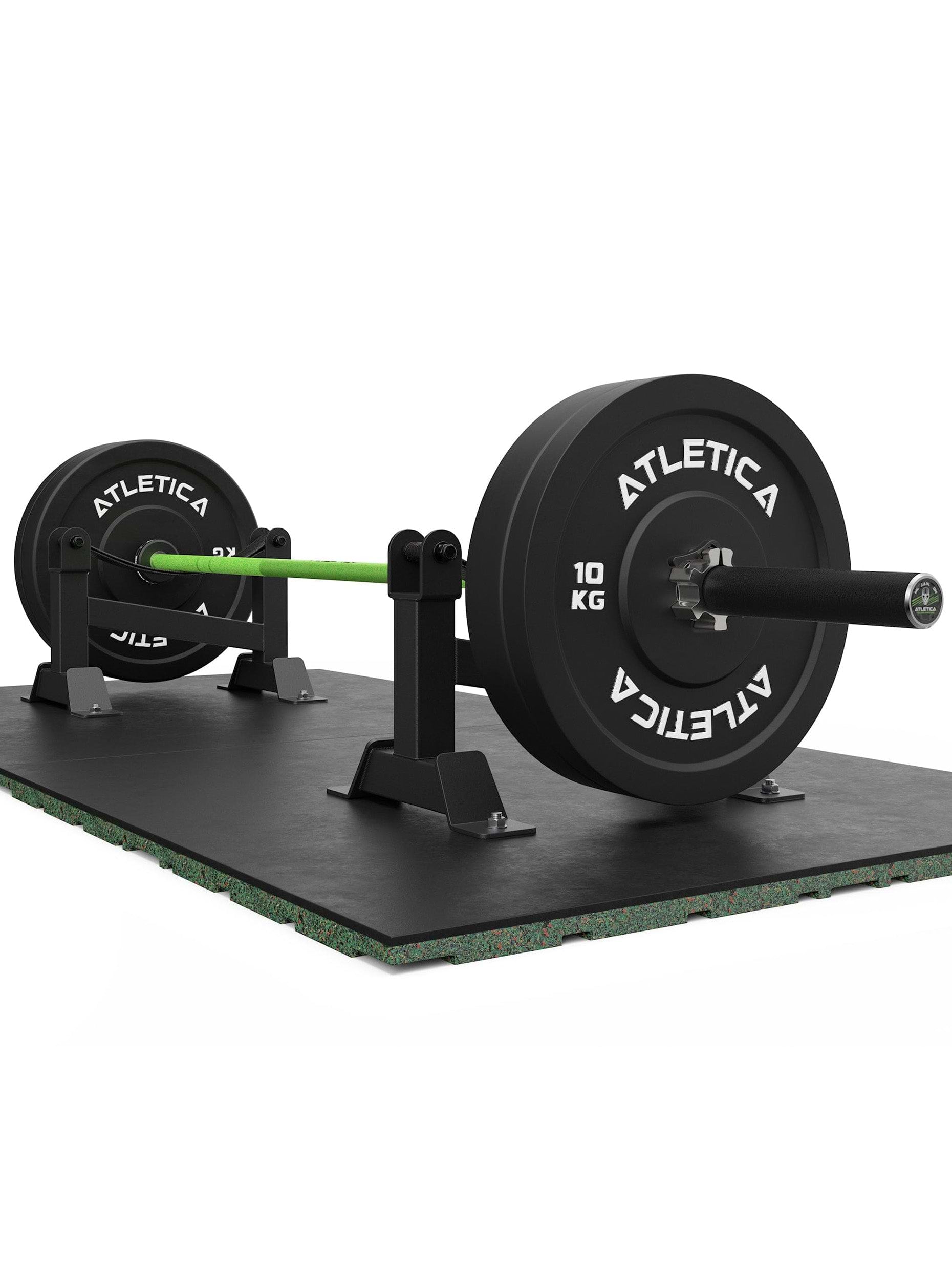 Langhantelablage Deadlift Station: Multifunktionale Hantelablage | Bequemes Be- und Abladen der Stange | Gelenkschonendes Training | Kompakt & hochbelastbar