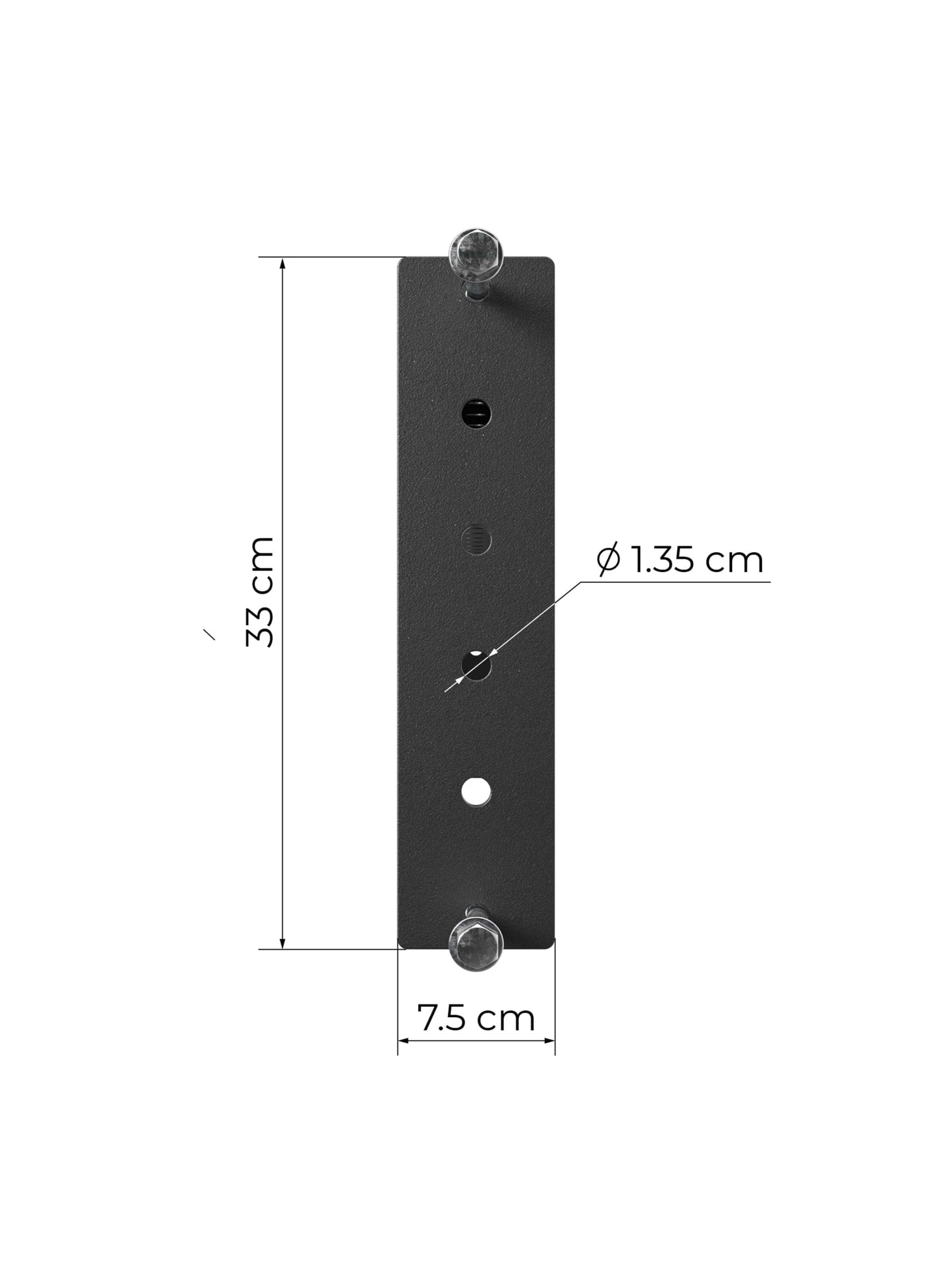 R8 108cm, Crossbar | Als Quer-Verbindung auf das Innenmaß handelsüblicher Langhanteln ausgelegt | Auch als Tiefen-Verbindung nutzbar