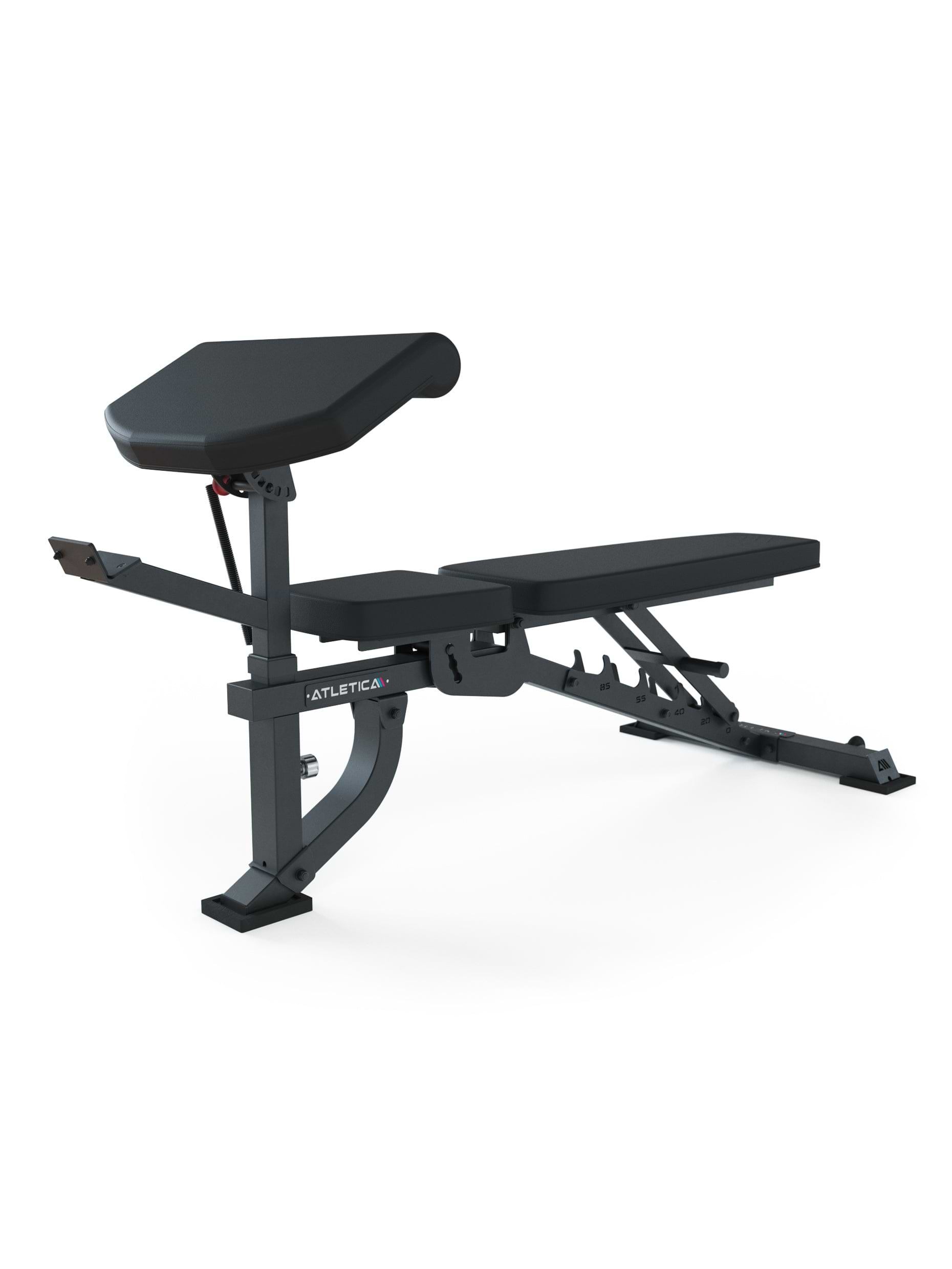 Hantelbank B2 ArmMaster Beinbeuger Beinstrecker Hantelbank: Leg Curl Beintraining | Schrägbank negativ verstellbar| Bis 400kg belastbar | TÜV