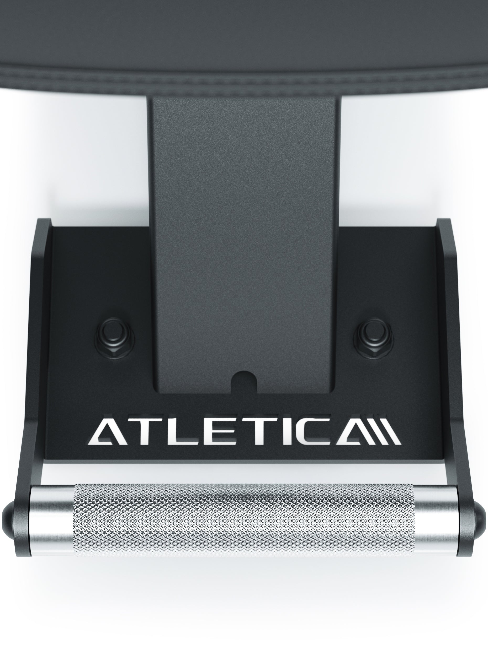 ATLETICA Logo auf der B4 Hantelbank 