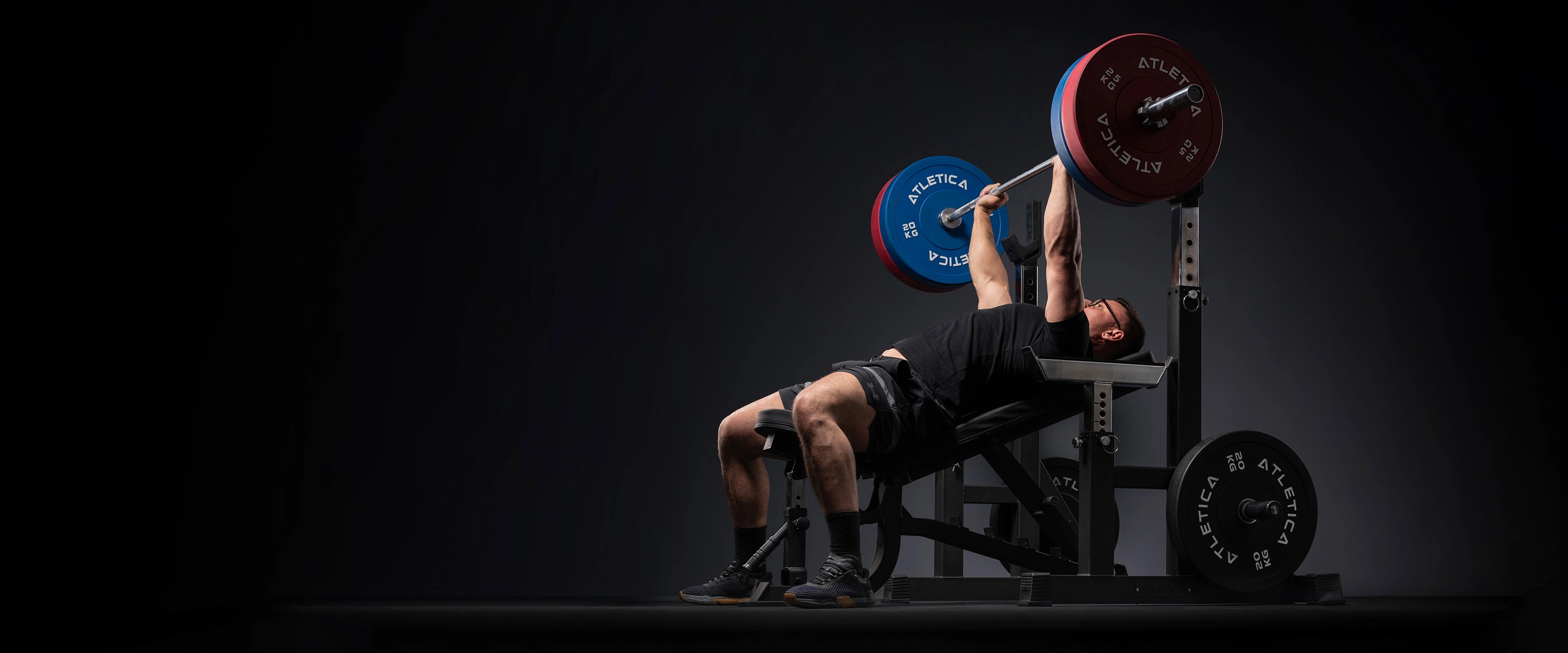 Hantelbänke Bodybuilding Banner 