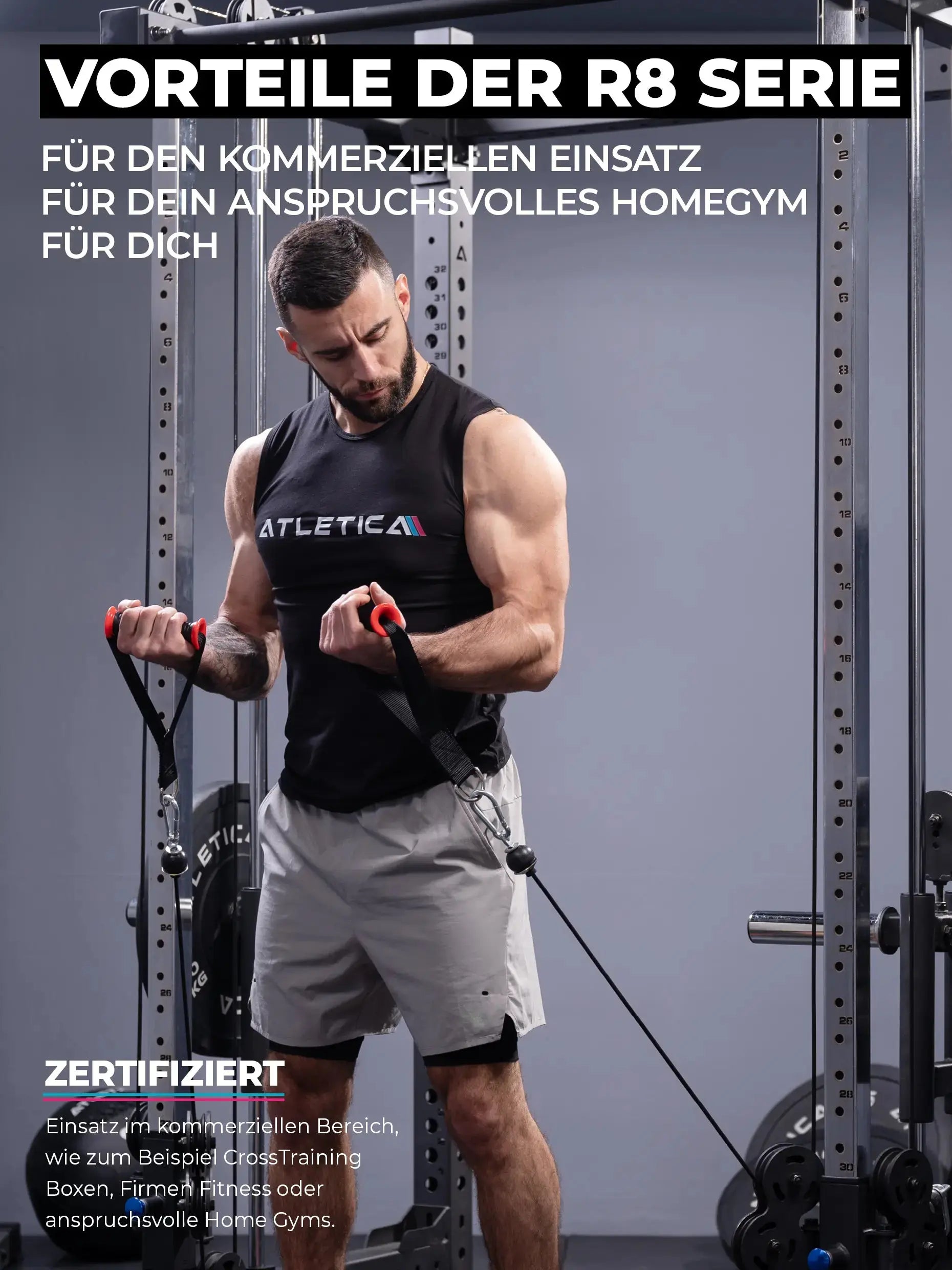  ATLETICA R8 Bradley Power Rack: 