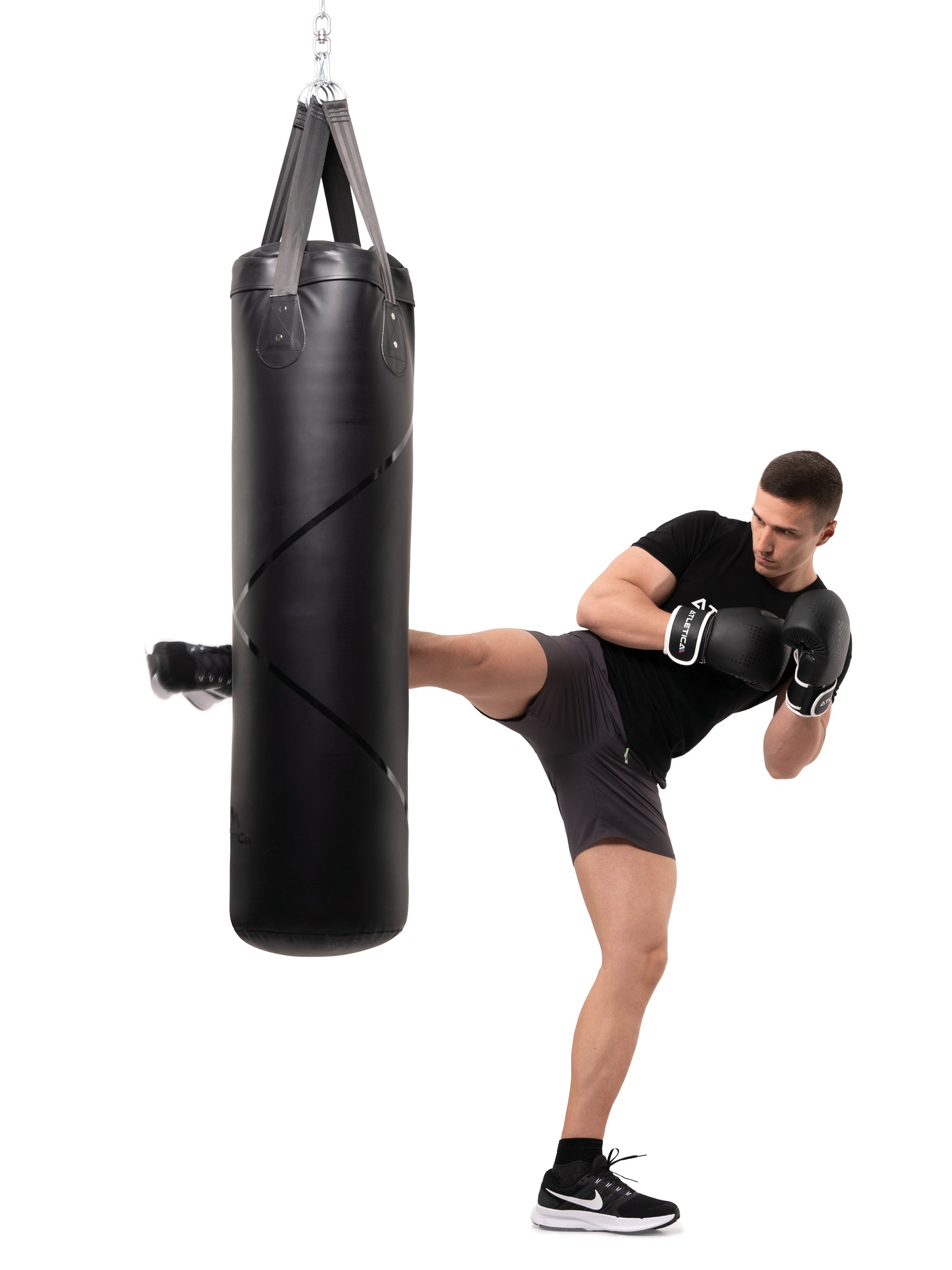 Box-Set BBX: Geräuschreduziertes Boxen durch Gurthalterung des Boxsackes