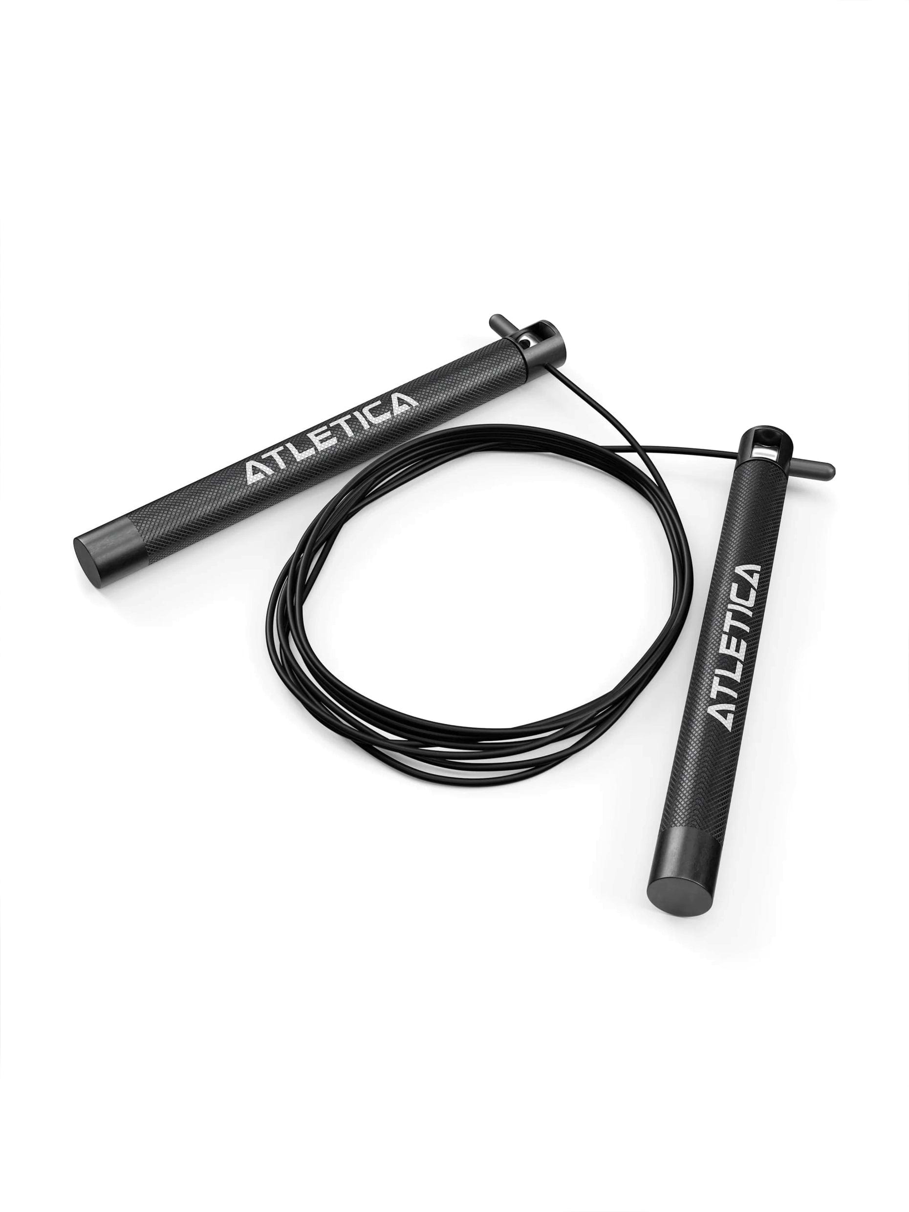 Springseil J2 Speed Rope: Version 2 mit neuen Griffen & verbesserten Kugellagern | Leichtgängiges Stahlspringseil für schnelle Sprünge, Warm-ups & Cardio