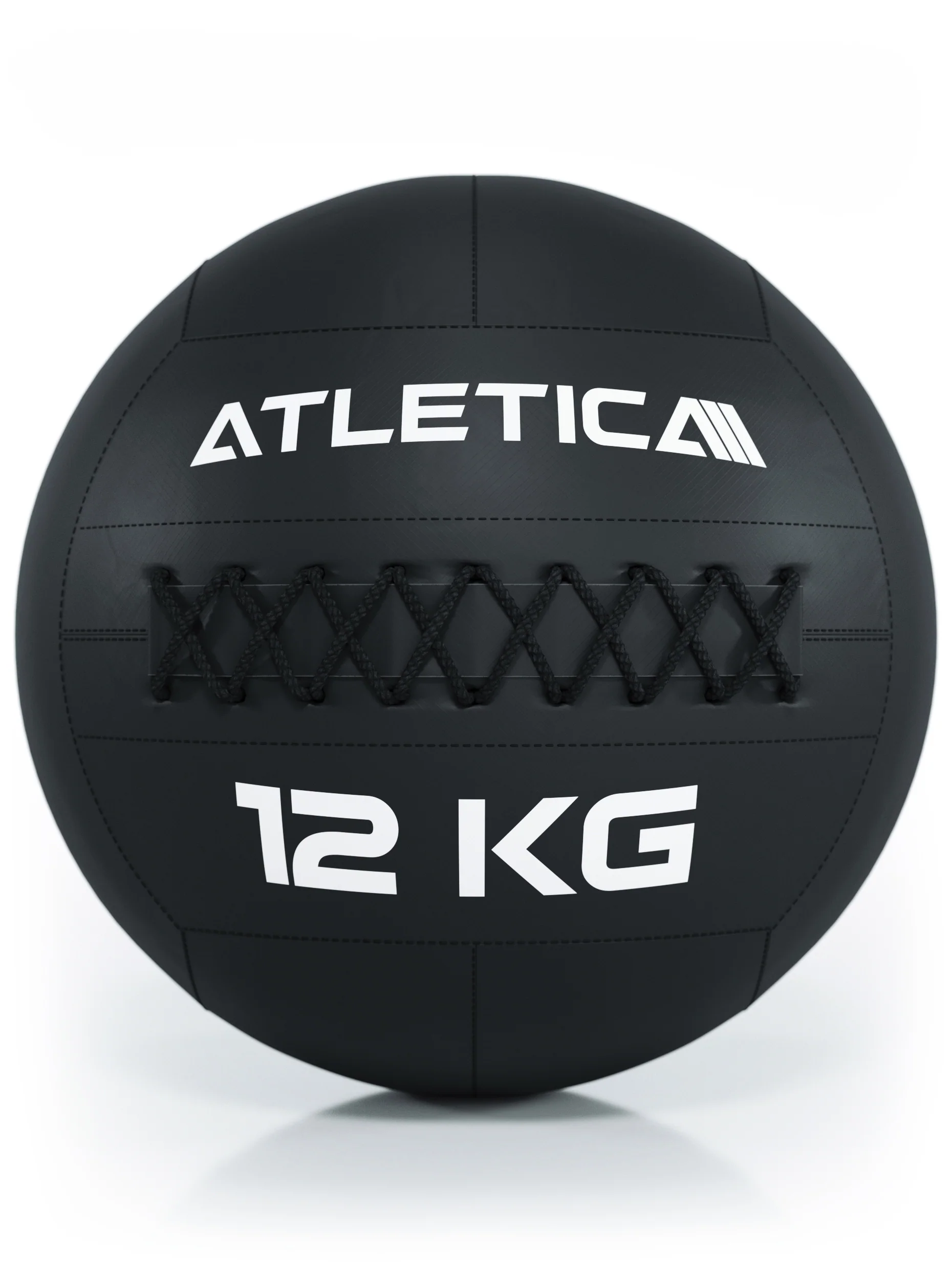WallBall Gewichte: Aus strapazierfähigem Kunstleder | Für Wurfübungen und zur Kräftigung der Rumpf- und Tiefenmuskulatur | 4, 6, 9 oder 12 kg | Ø 35 cm