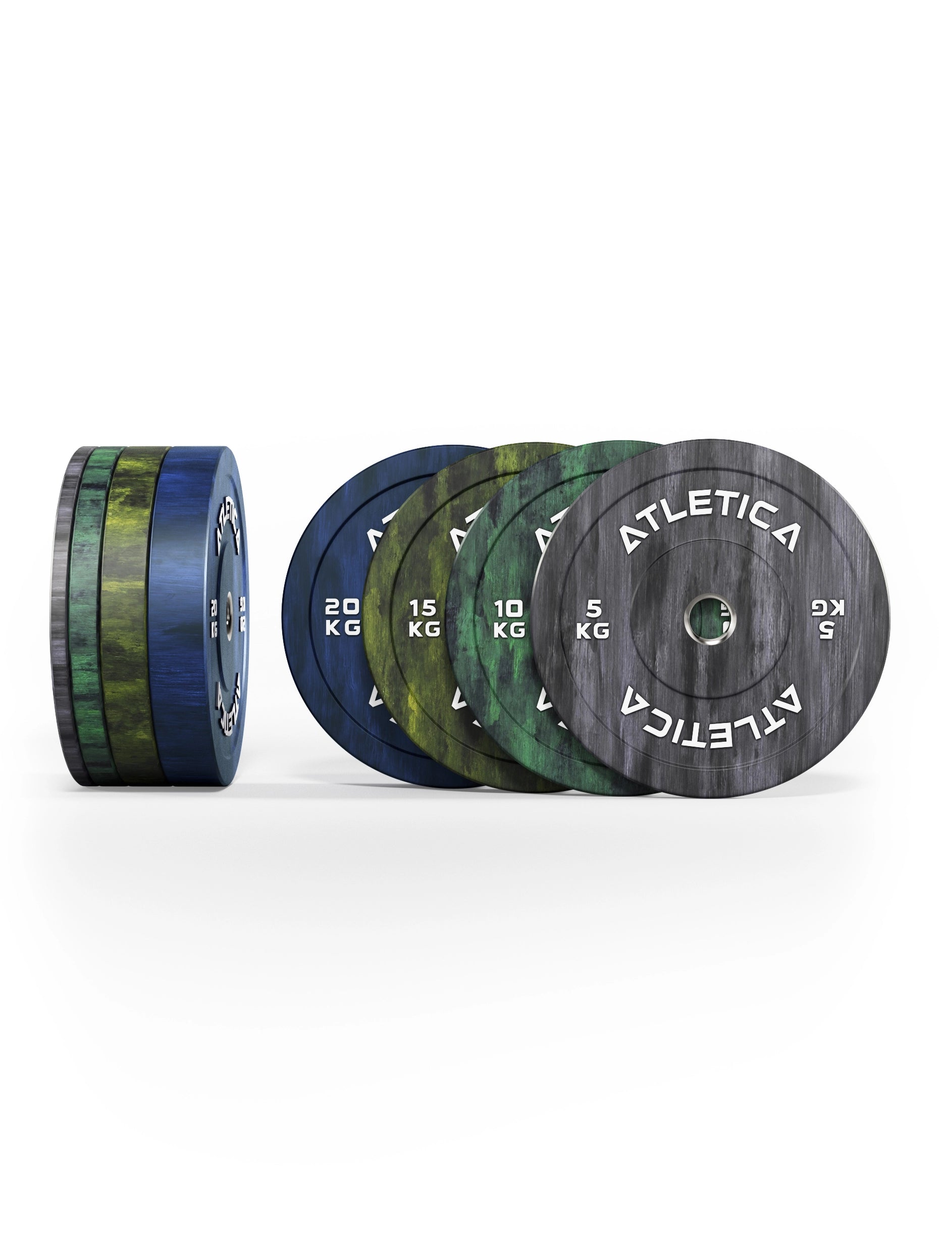 Fusion Bumper Plates 100kg Set von Atletica