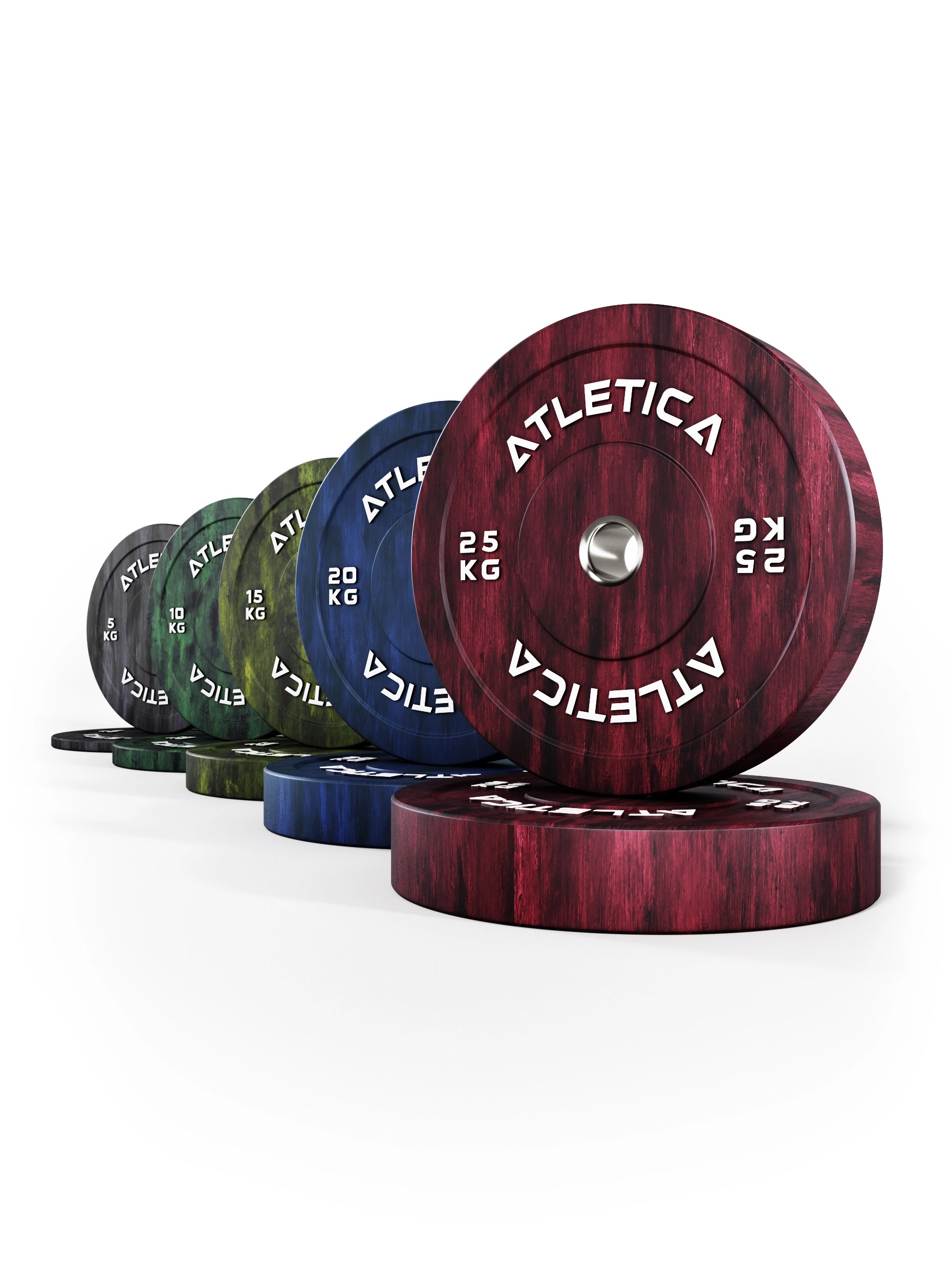 Fusion Bumper Plates Set 150kg von Atletica